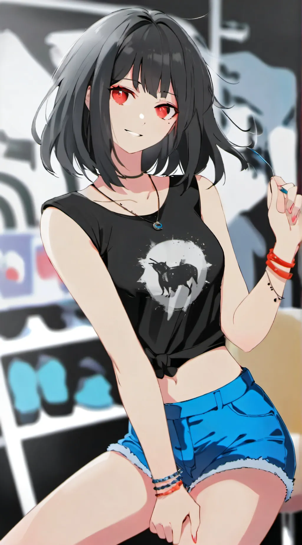 ai character: lily background