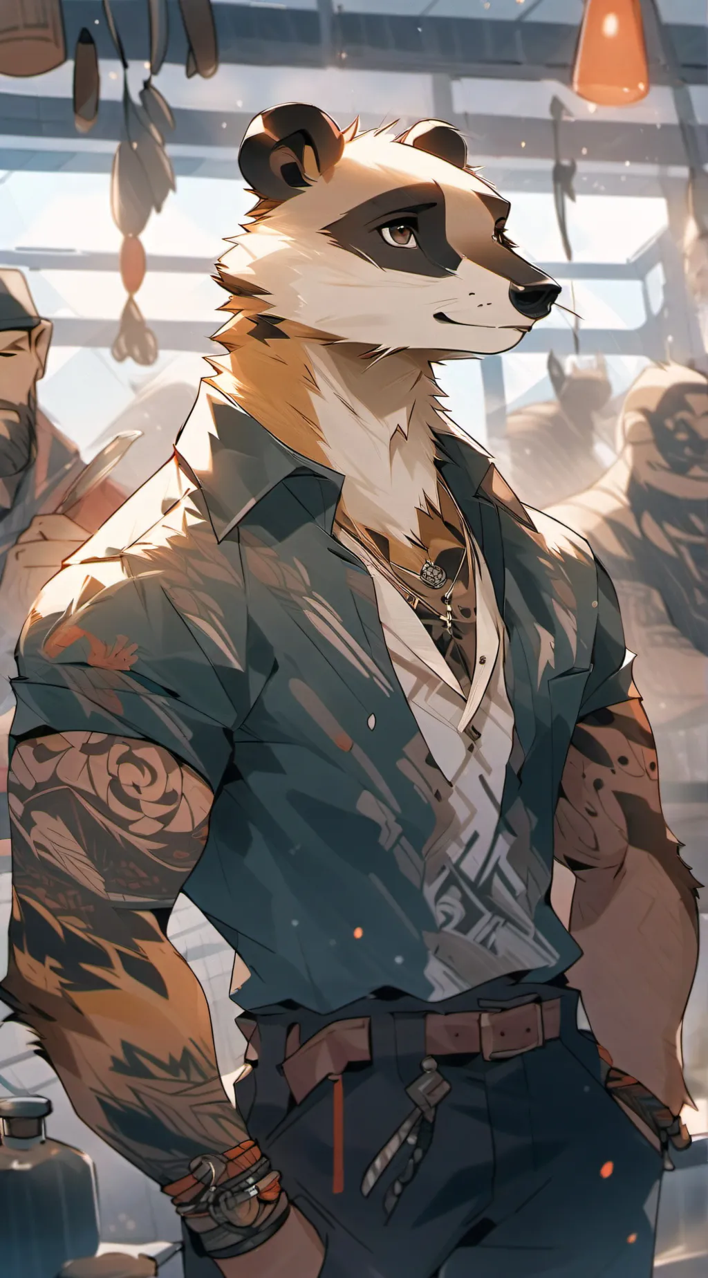ai character: Tom O'connor  background