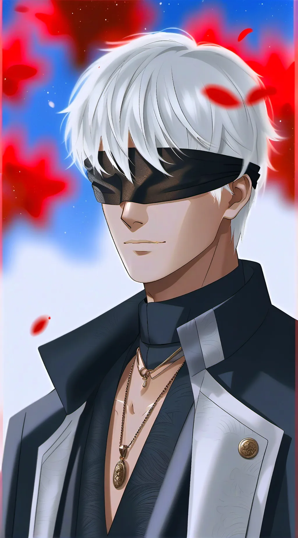 ai character: Gojo satoru background