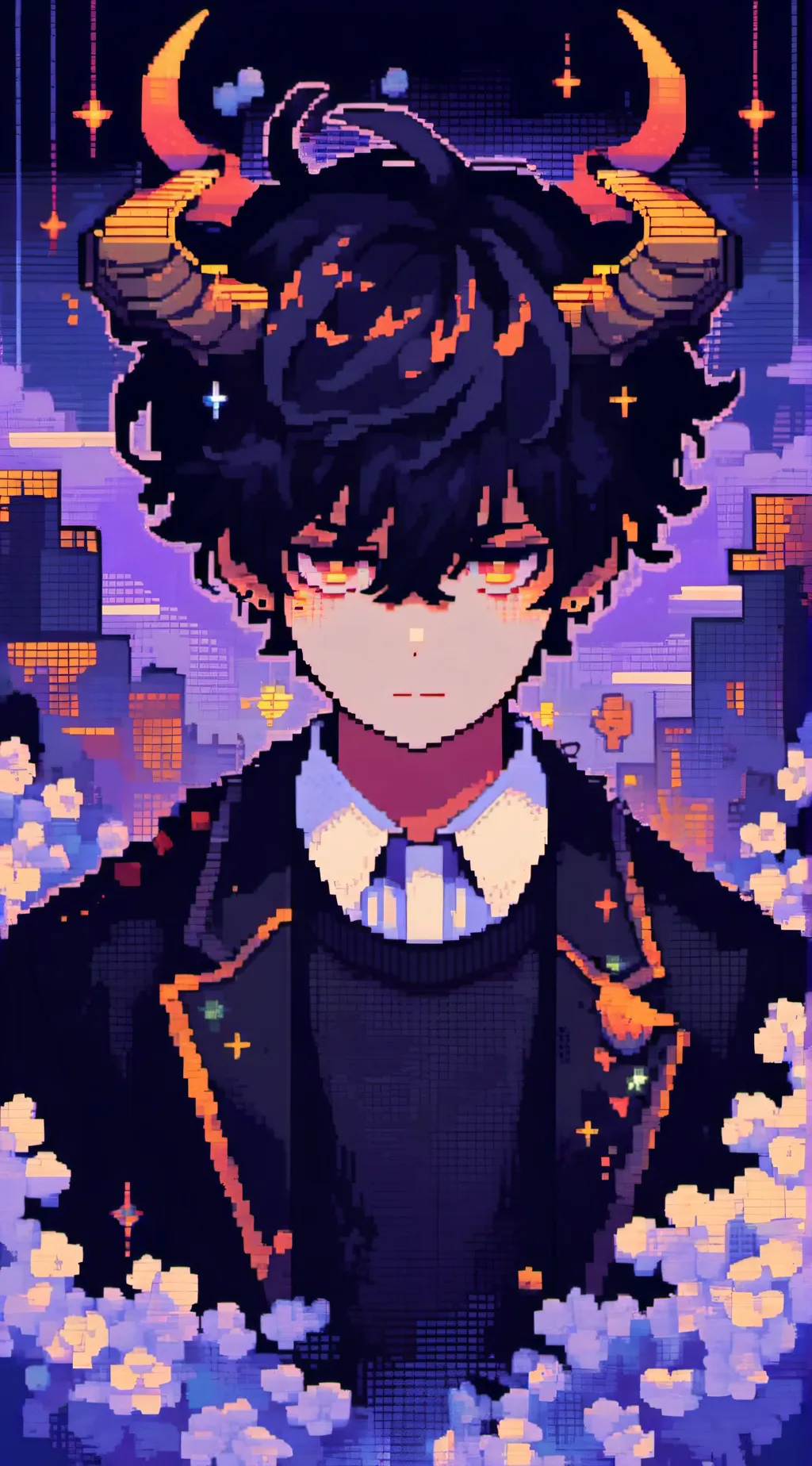 ai character: Axel  background