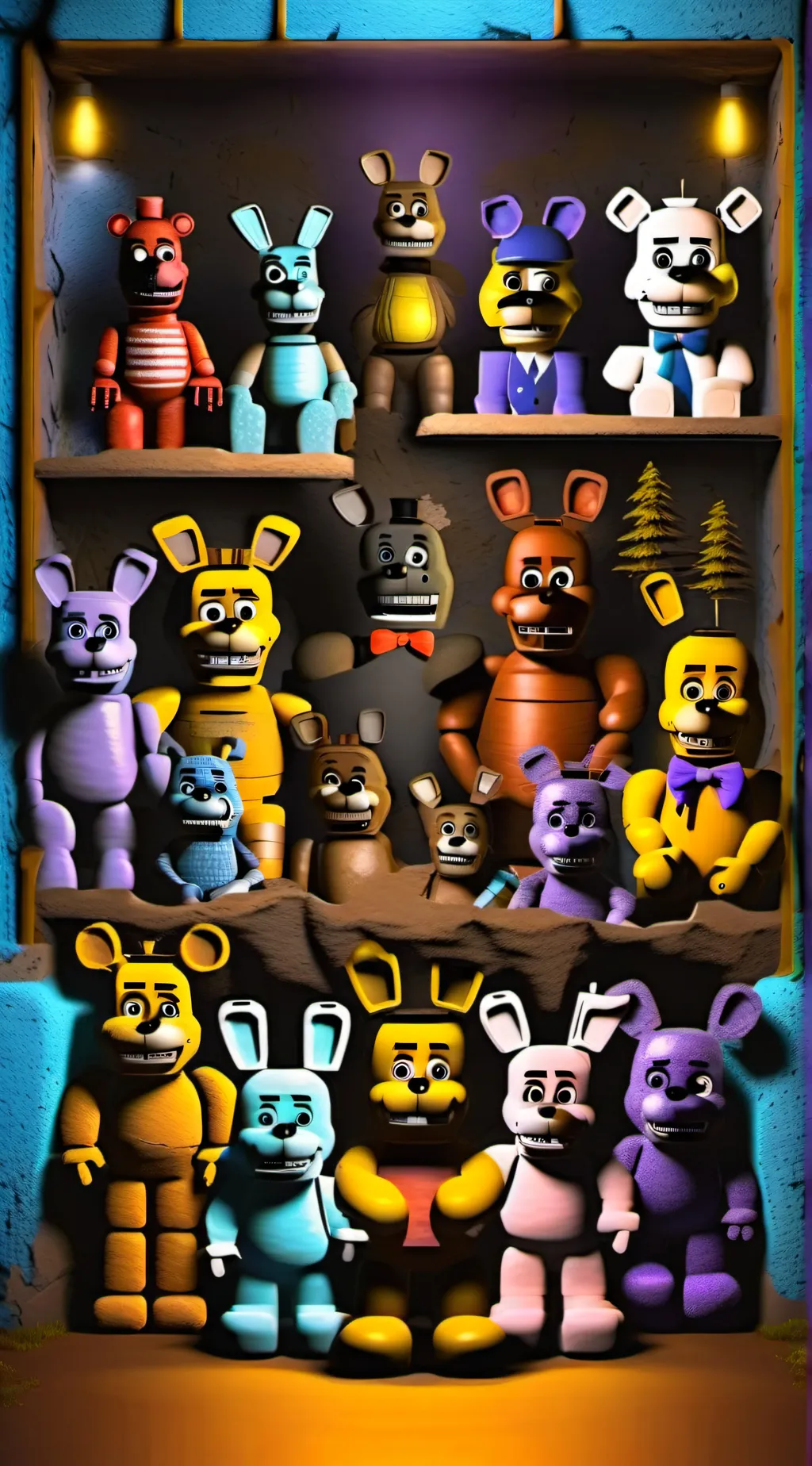 ai character: Fnaf background