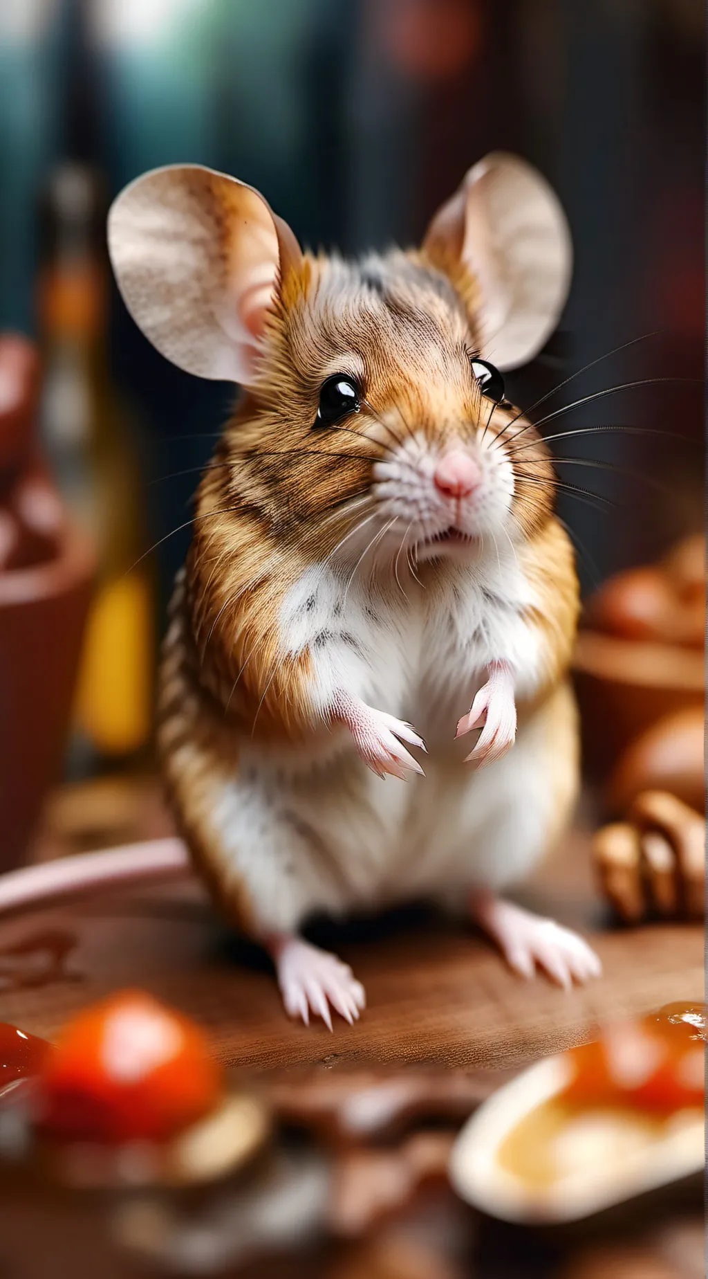 ai character: mousey.  background