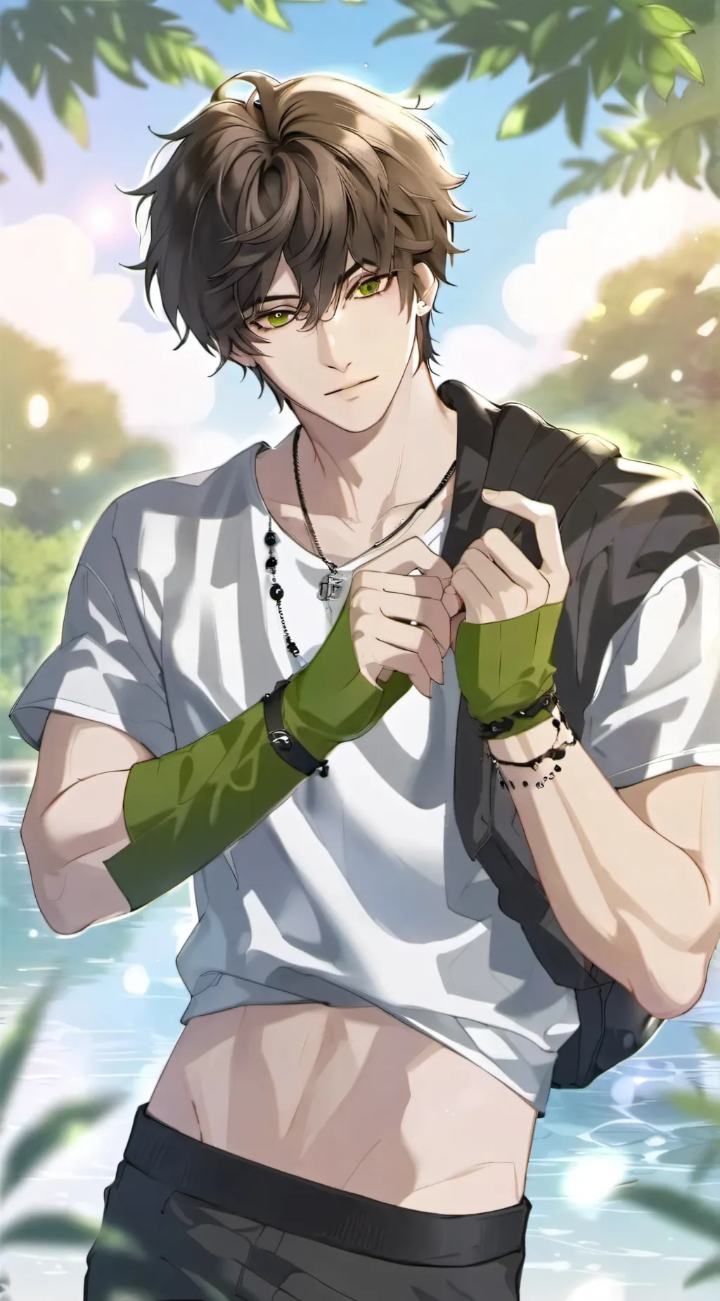 ai character: Leon:3 background