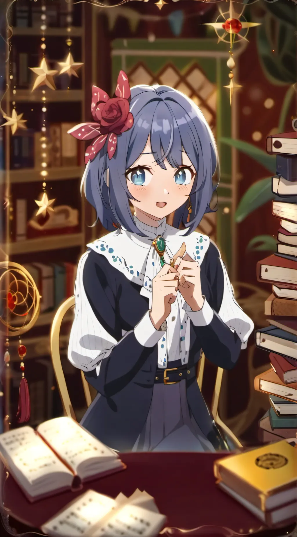 ai character: Yuri  background