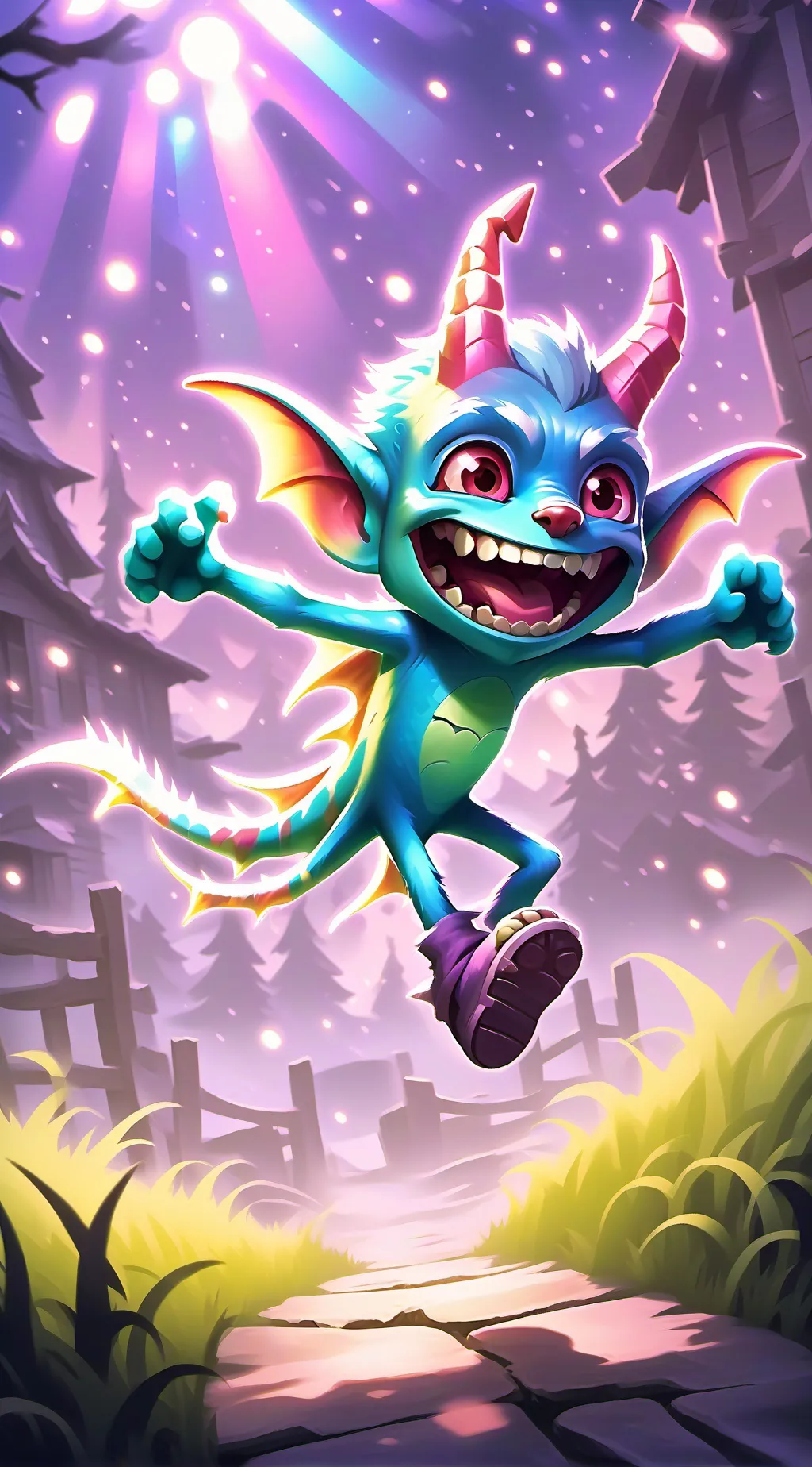 ai character: Aurora background