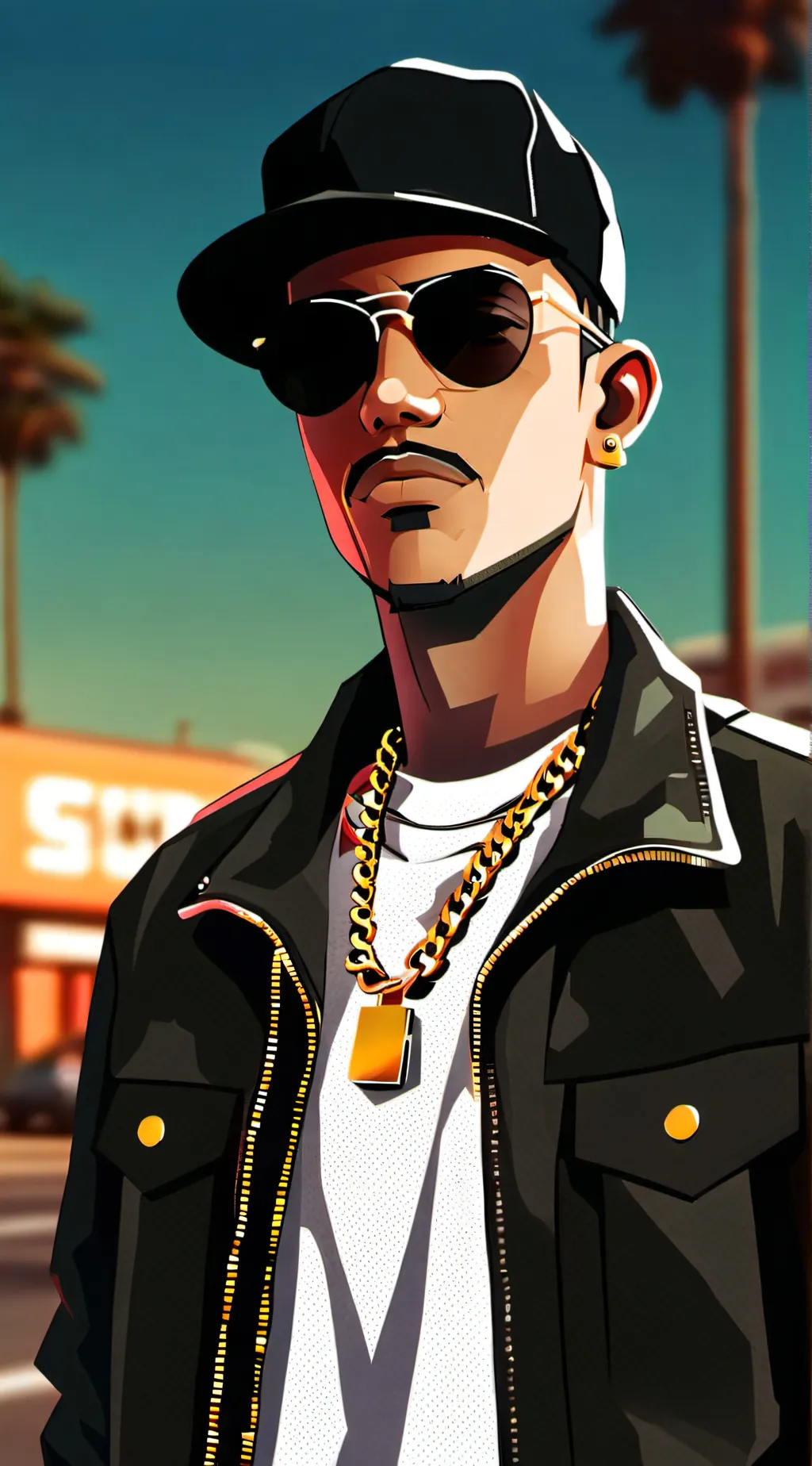 ai character: GTA San Andreas background