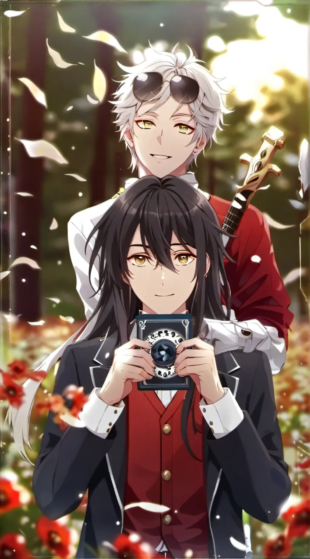 ai character: zack and max background