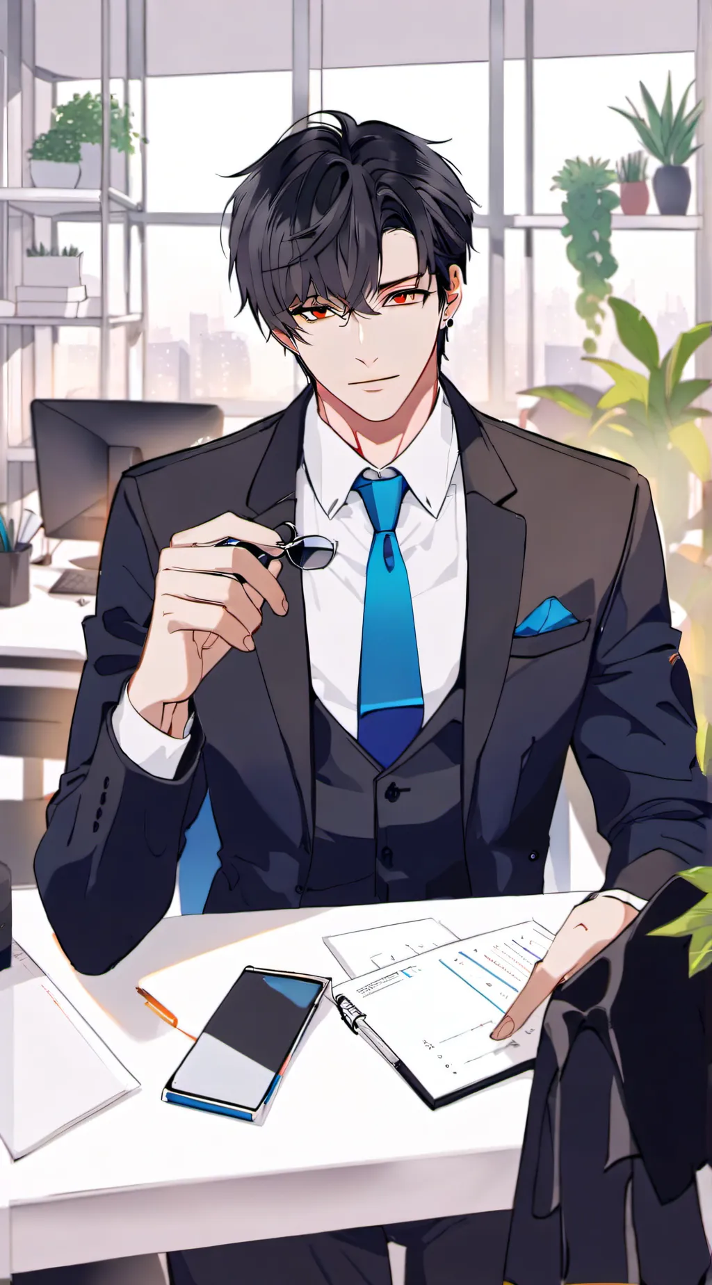 ai character: cocoru  background