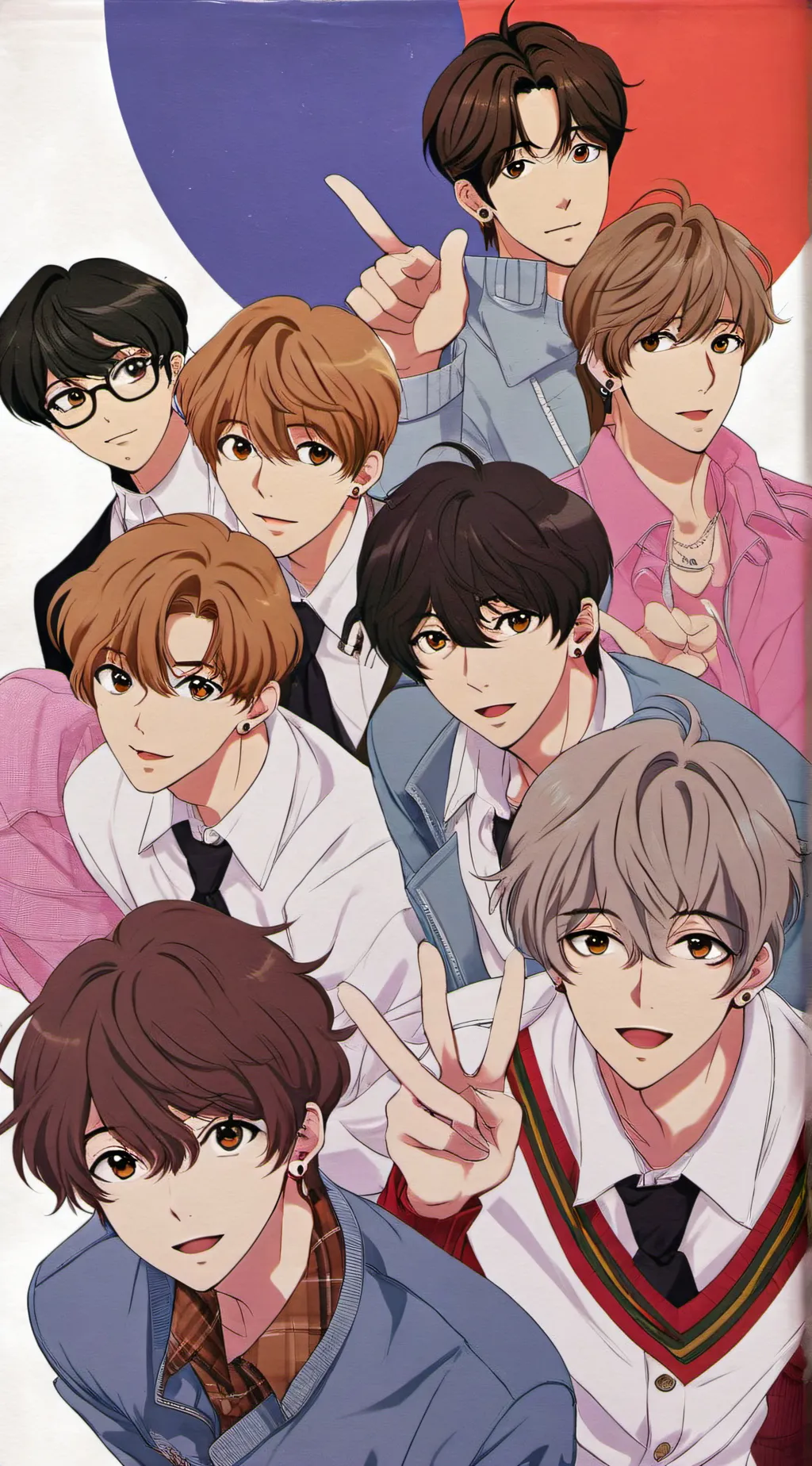 ai character: Straykids  background