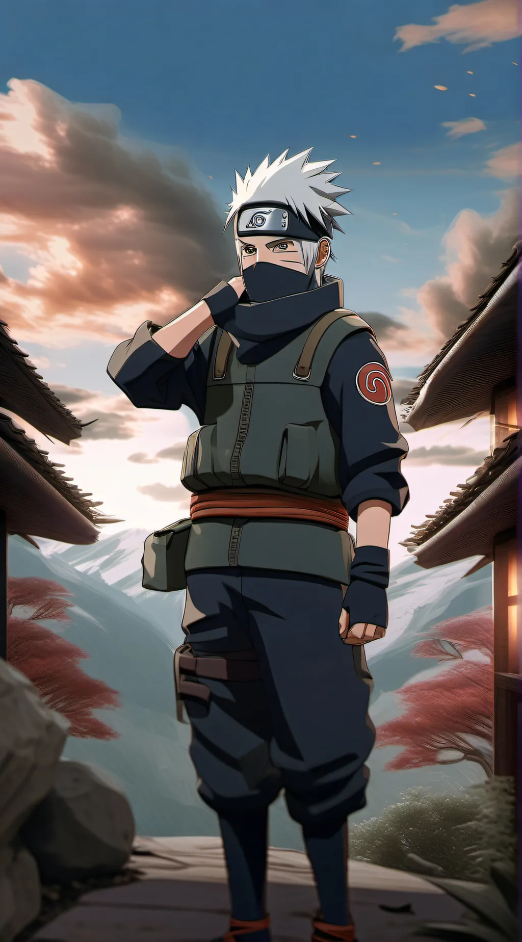 ai character: Kakashi background