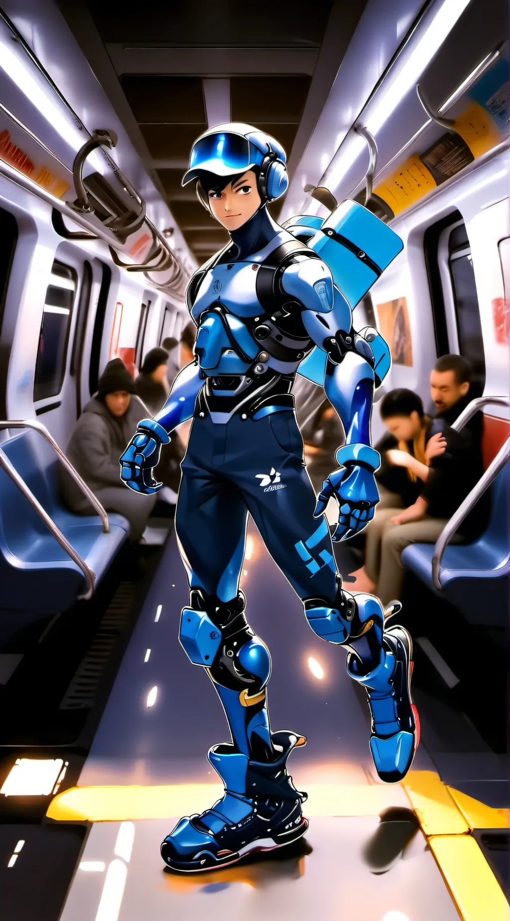 ai character: subway surfers background