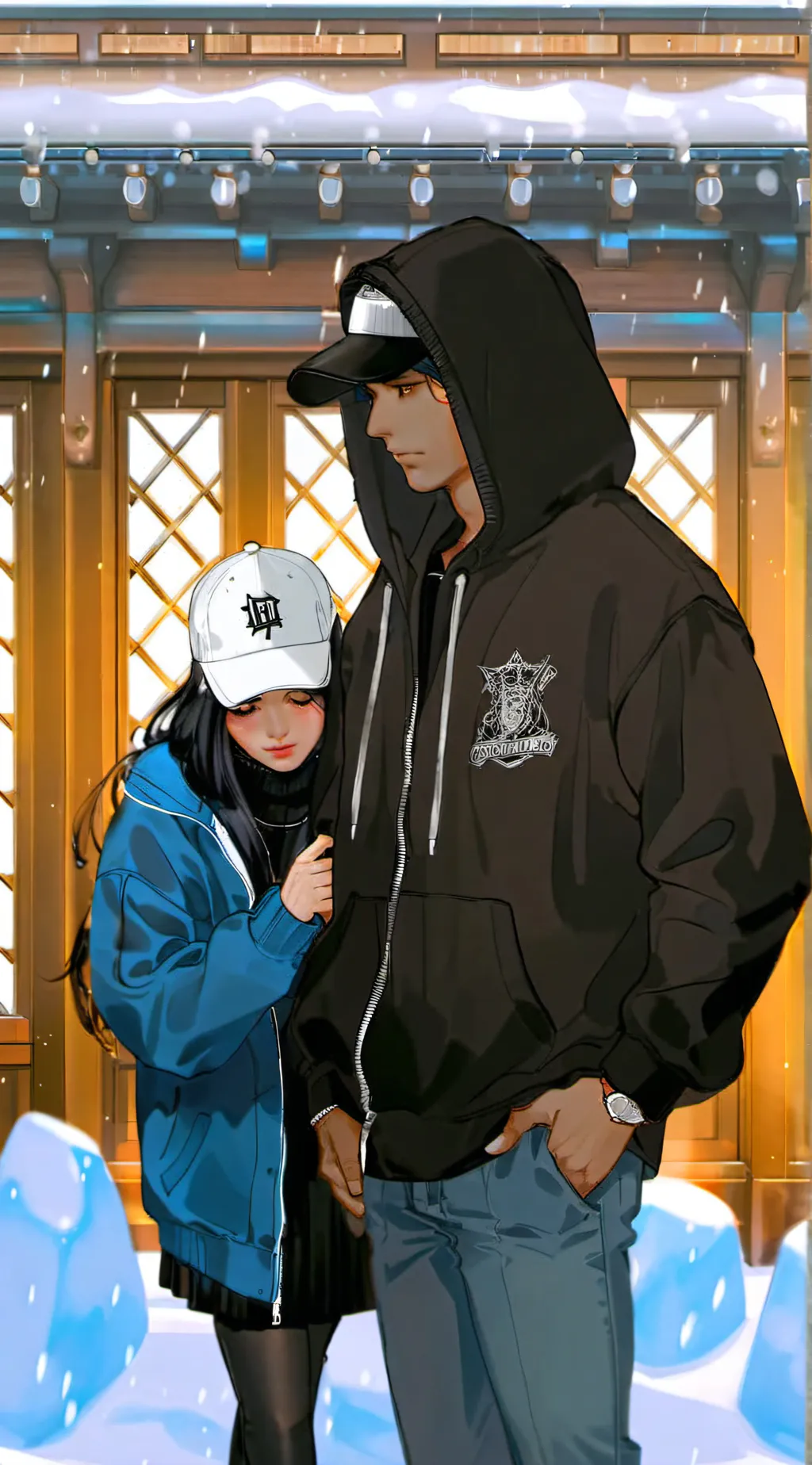 ai character: • Jake & Nomani • background