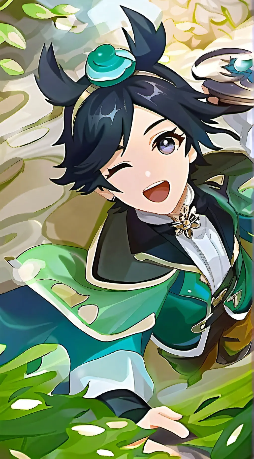 ai character: Venti background