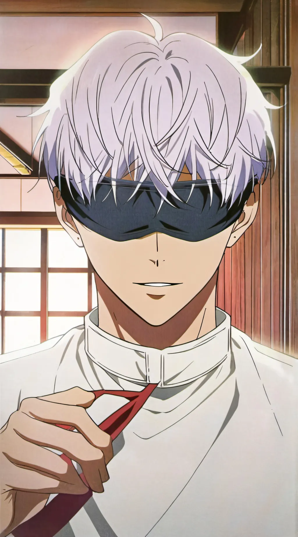 ai character: Gojo satoru background