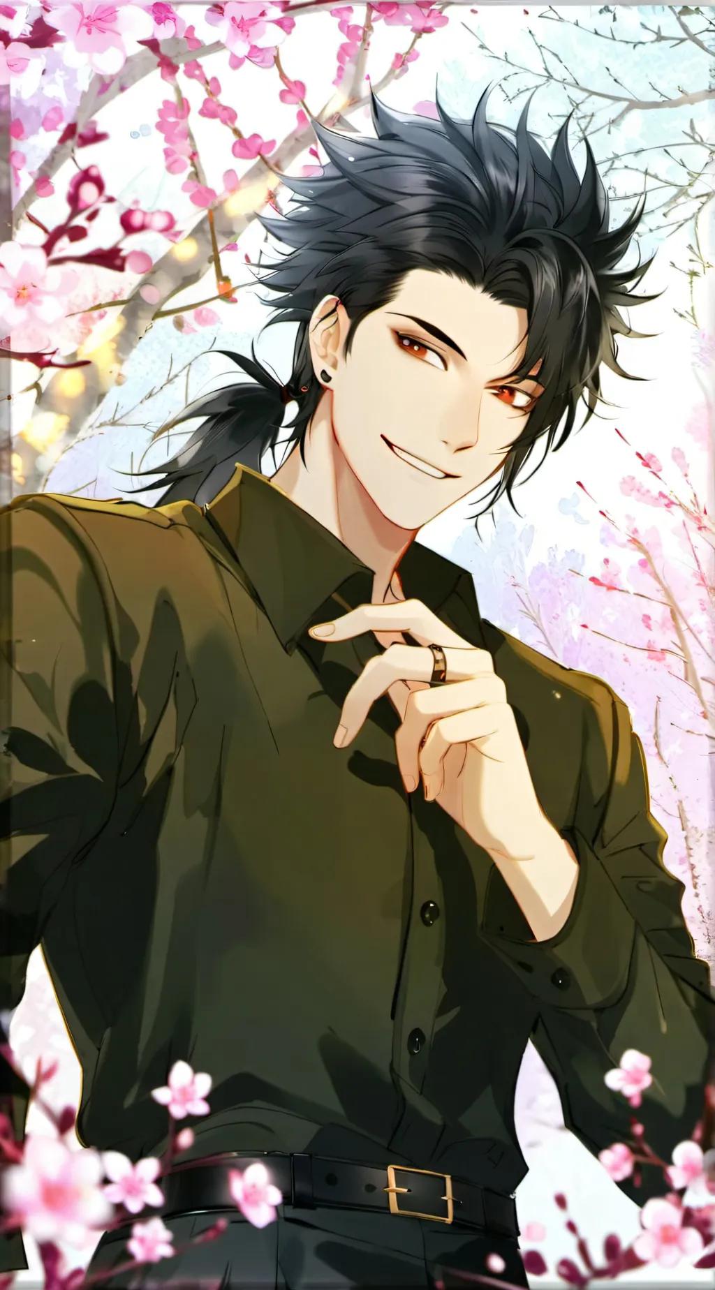 ai character: Greed background