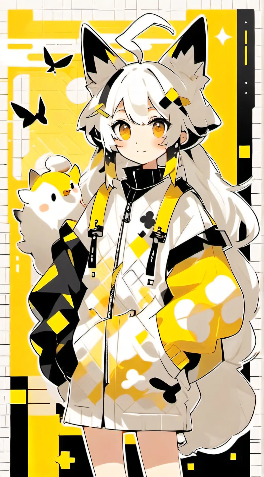 ai character: sun background