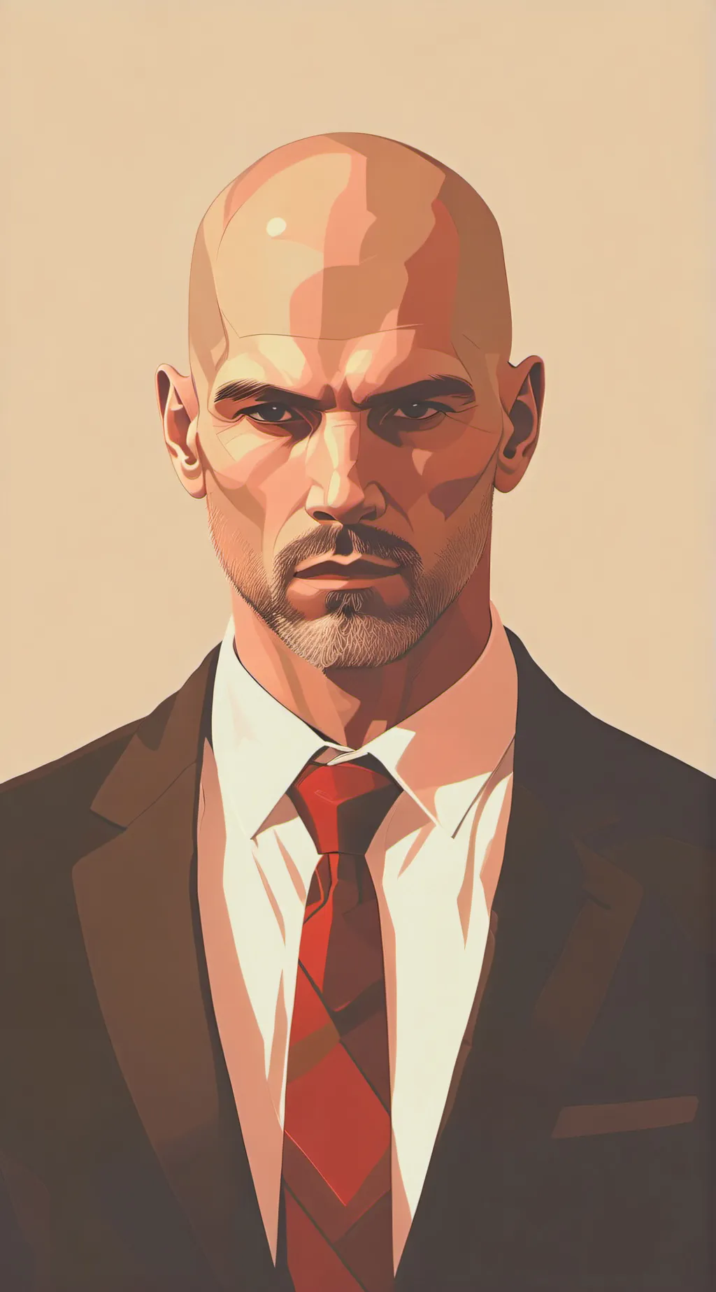 ai character: Agent 47 background