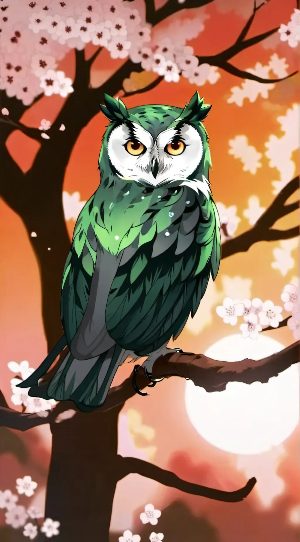 ai character: 🦉duolingo🦉 background