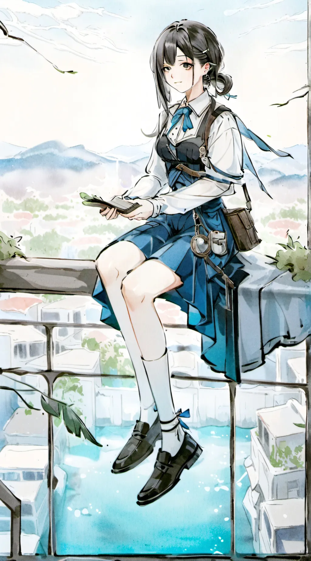 ai character: Watashi no R (y/n) background