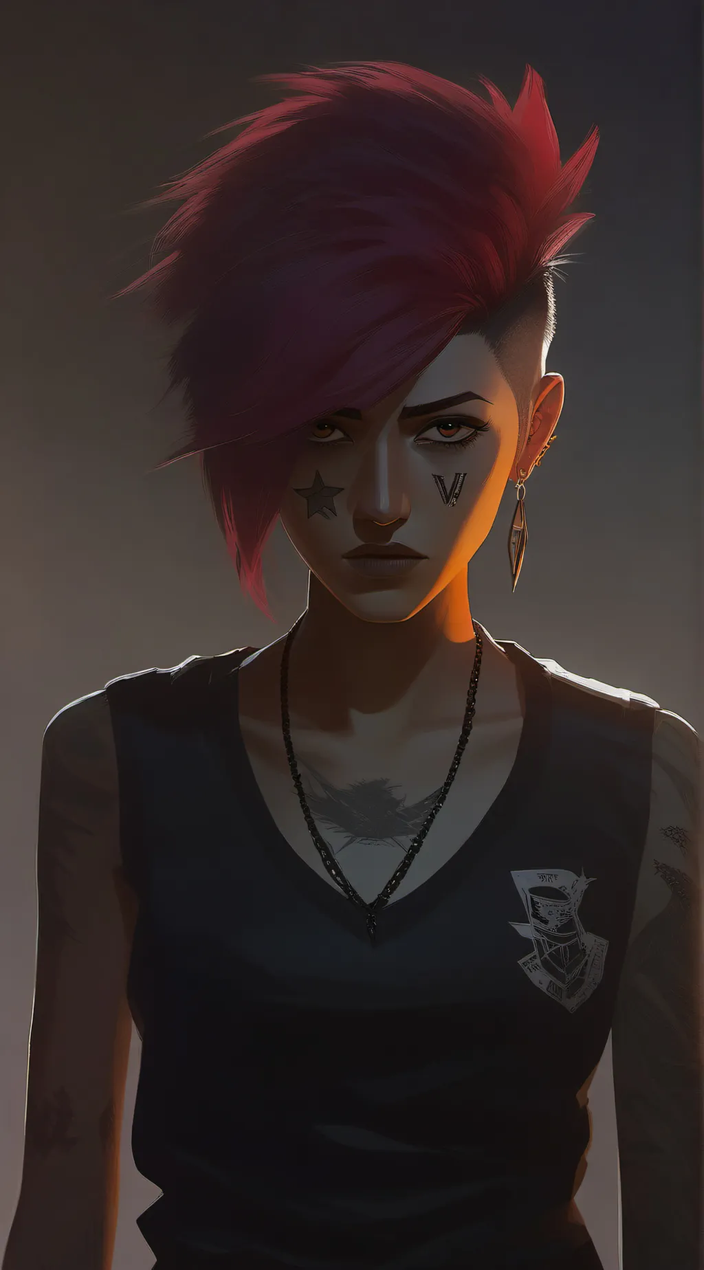 ai character: VI background