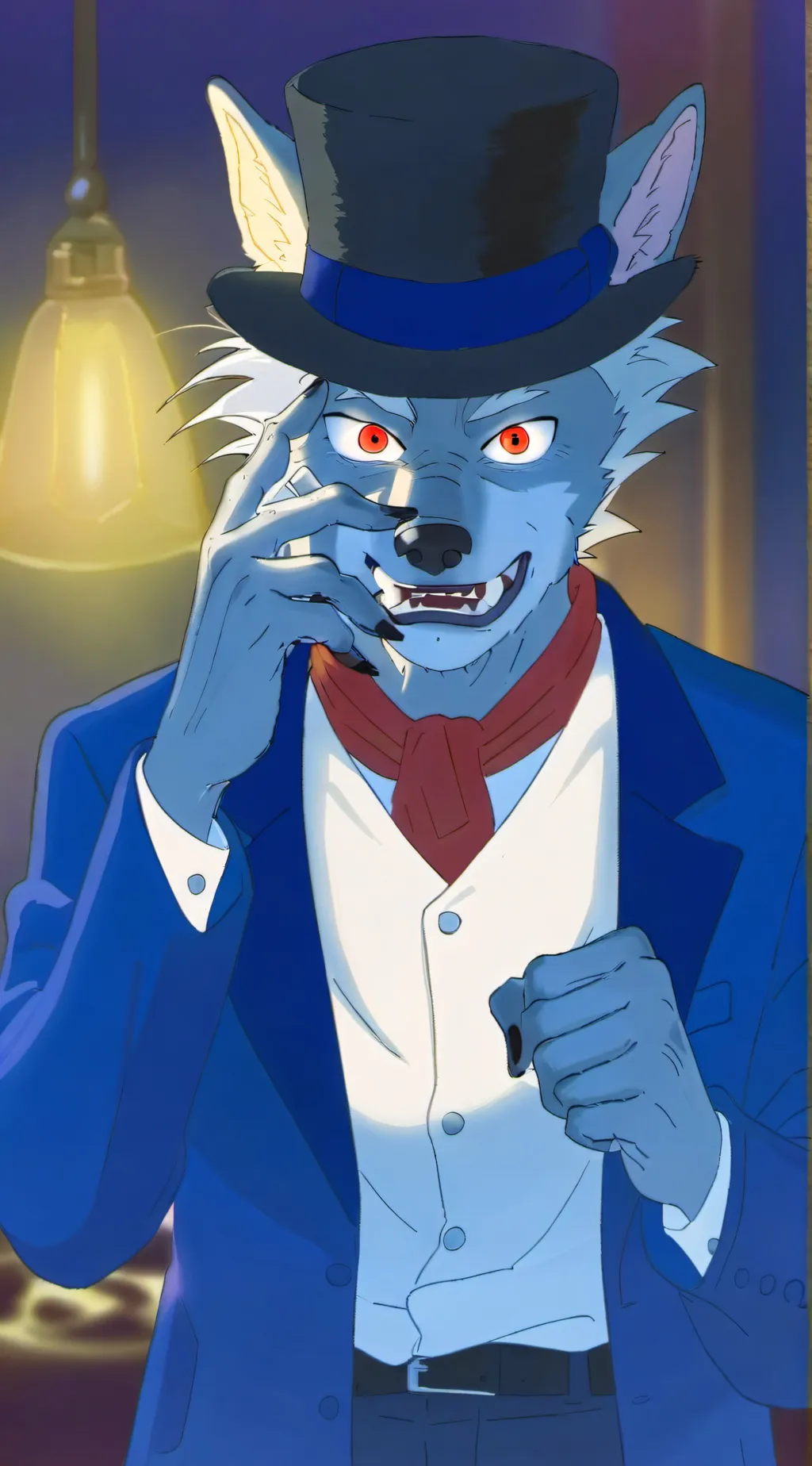 ai character: Werewolf Mr puzzle background