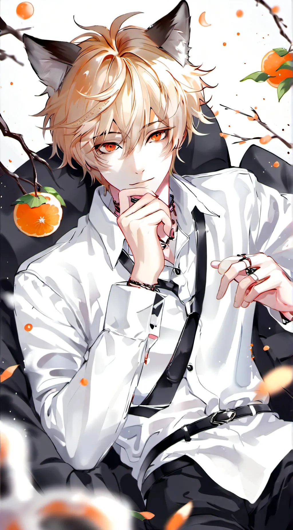 ai character: Lucky background
