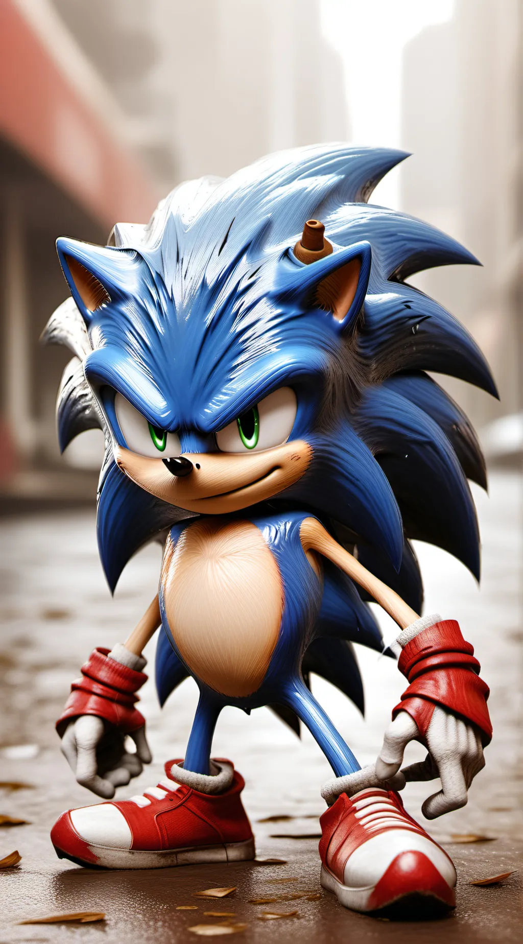 ai character: Sonic and friends. background