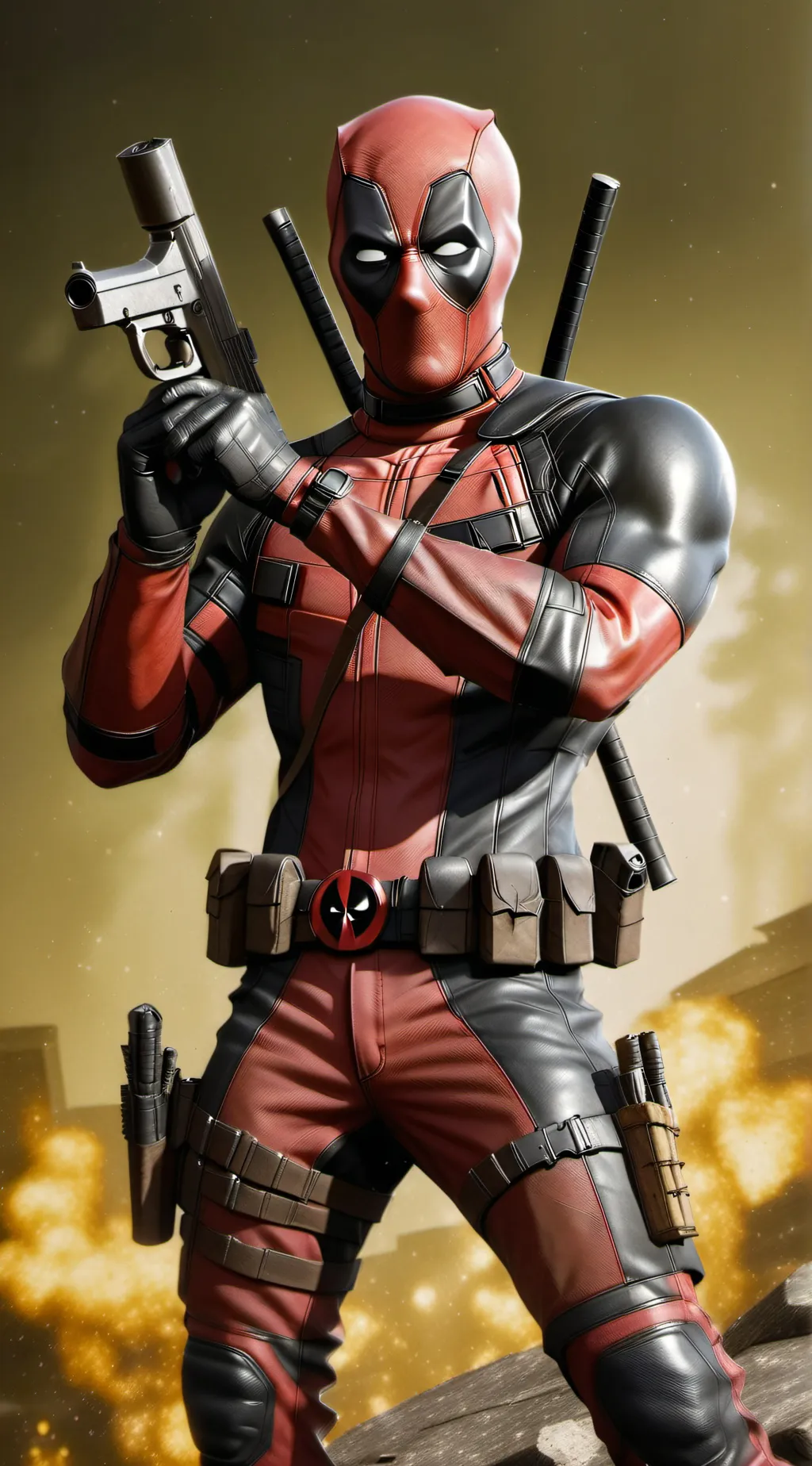 ai character: Deadpool background