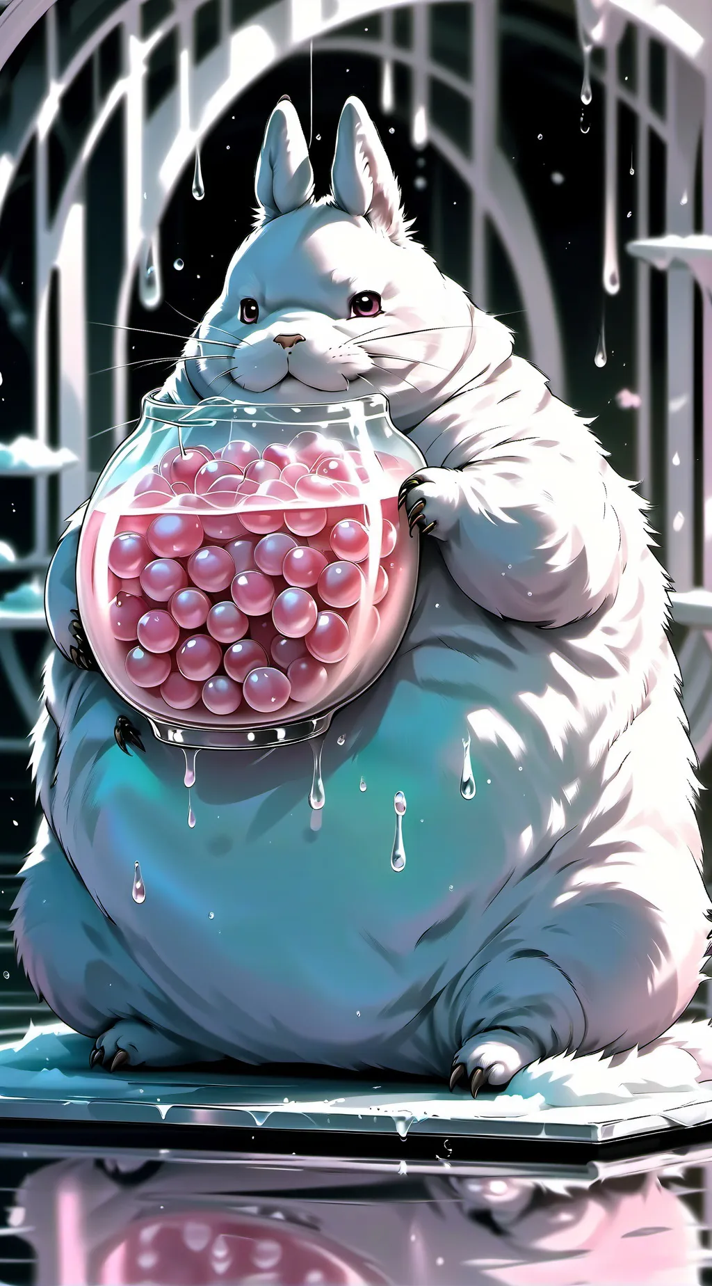 ai character: bun bun background