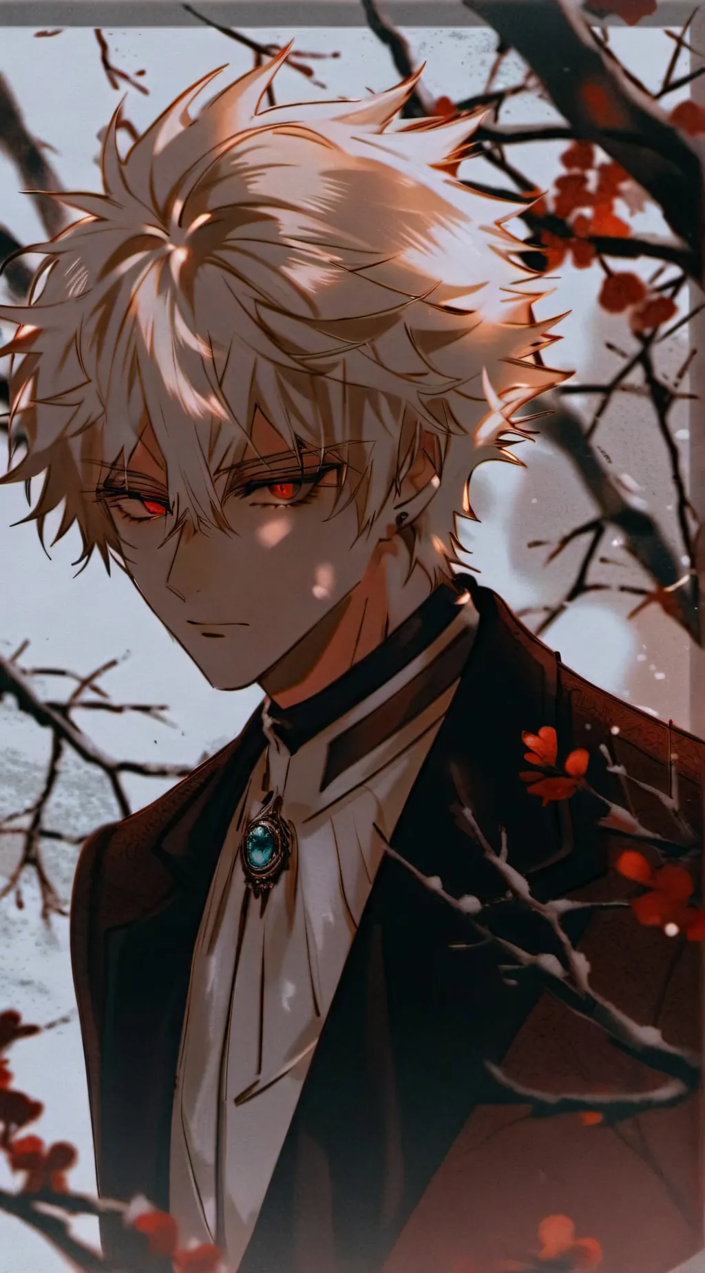 ai character: Katsuki Bakugo background