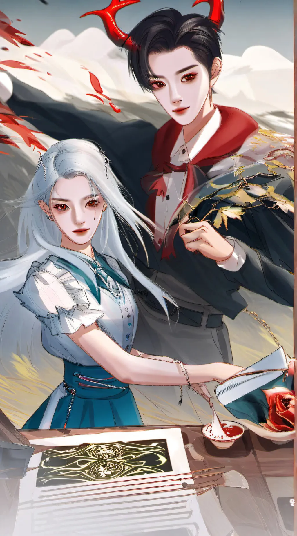 ai character: Dongfang Qingcuian background