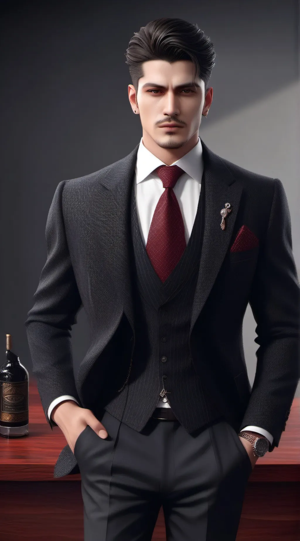 ai character: Alvin  background