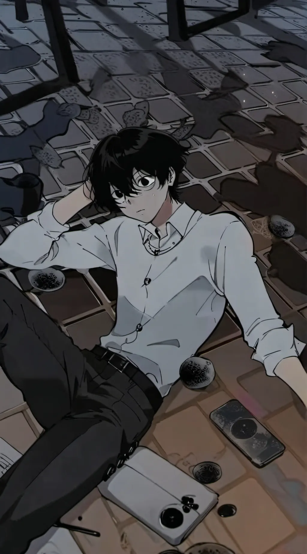 ai character: Bsd walk background