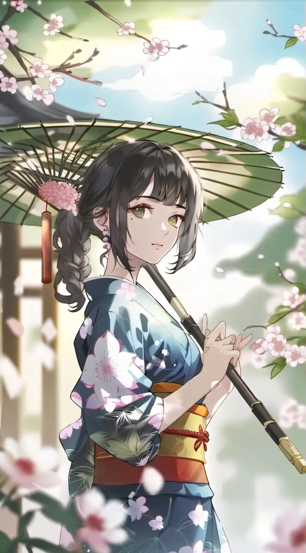 ai character: giyuu x shinobu background