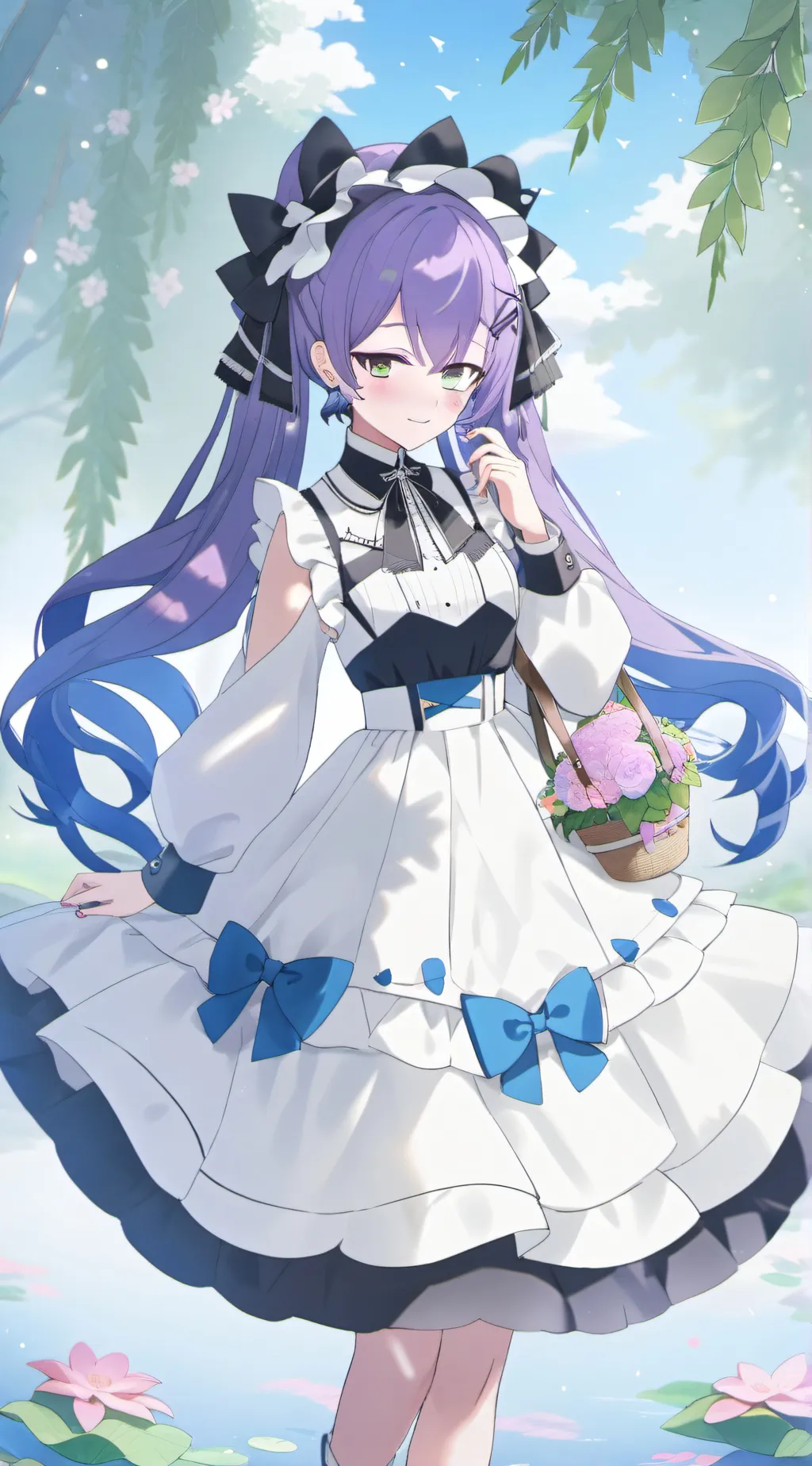 ai character: lay background