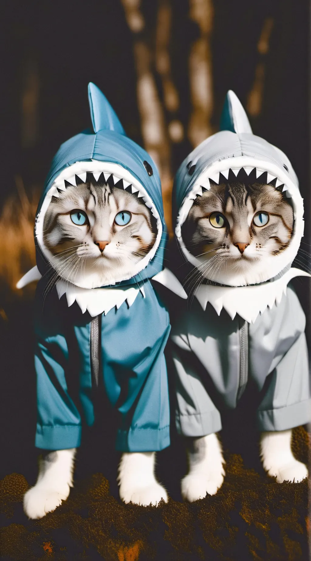 ai character: sharkie and barkie background