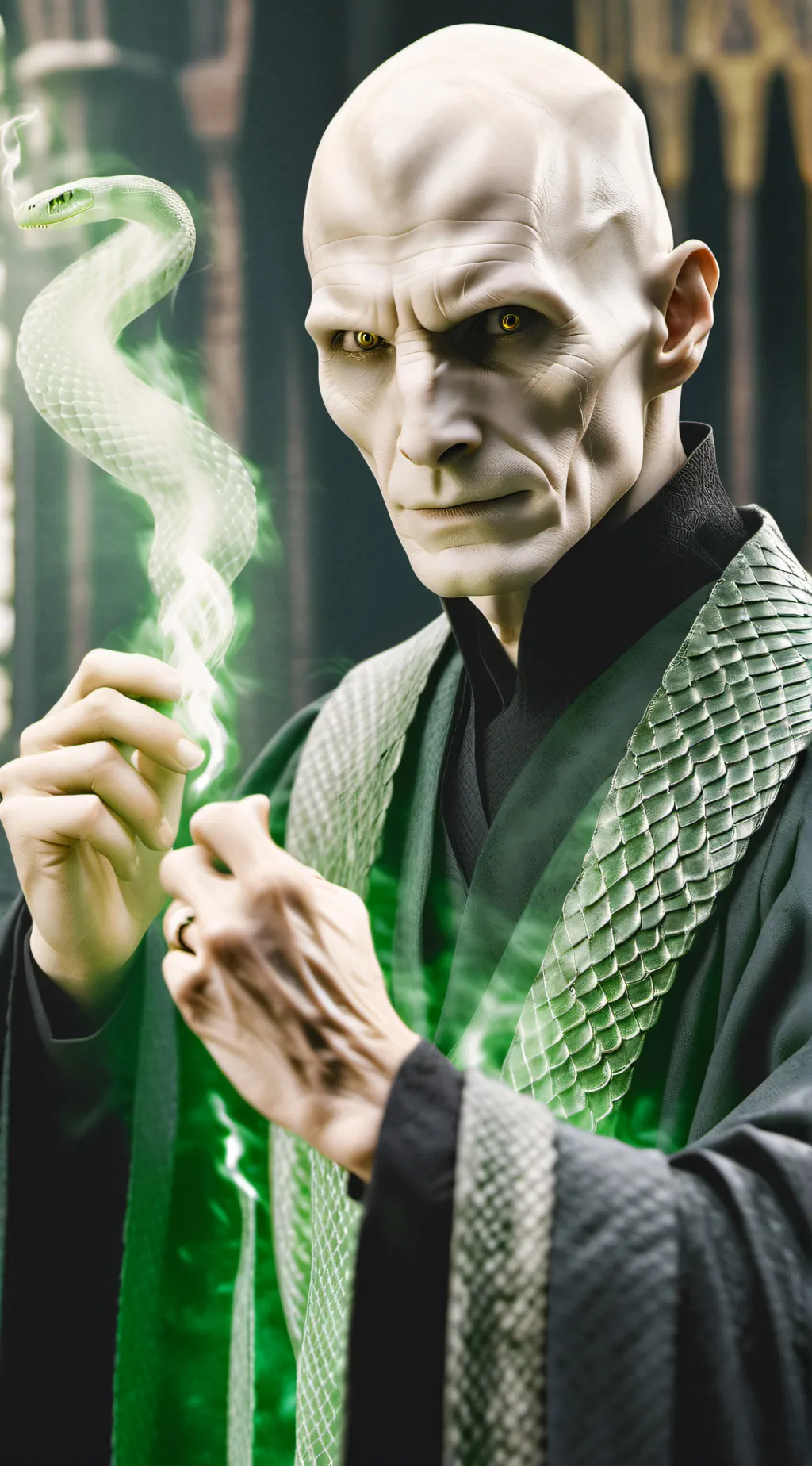 ai character: Lord Voldemort background