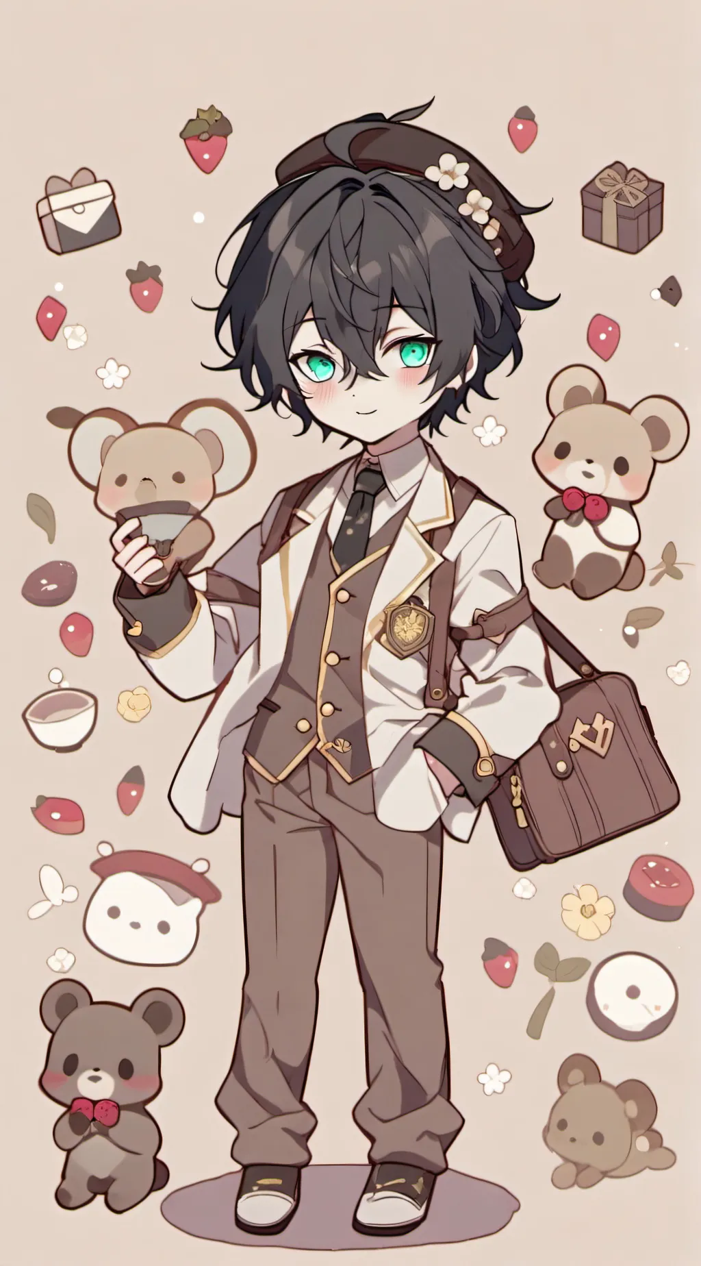 ai character: koku  background