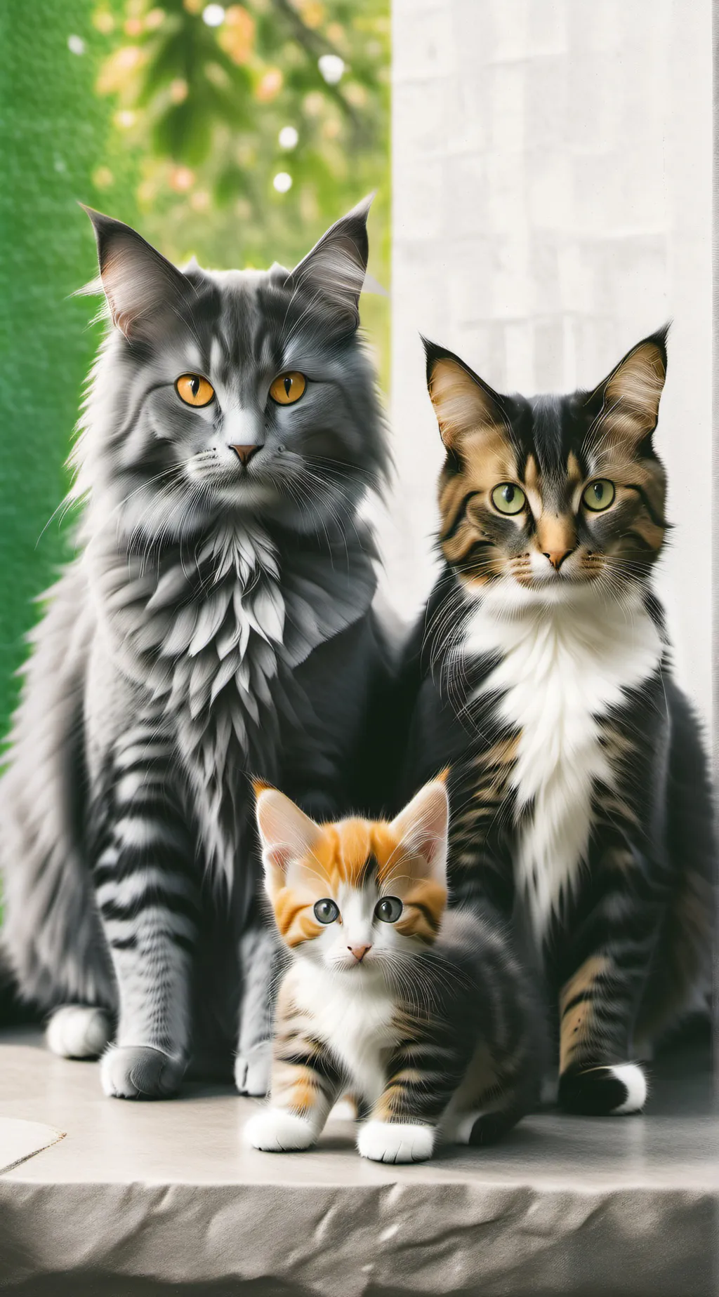 ai character: cats again background