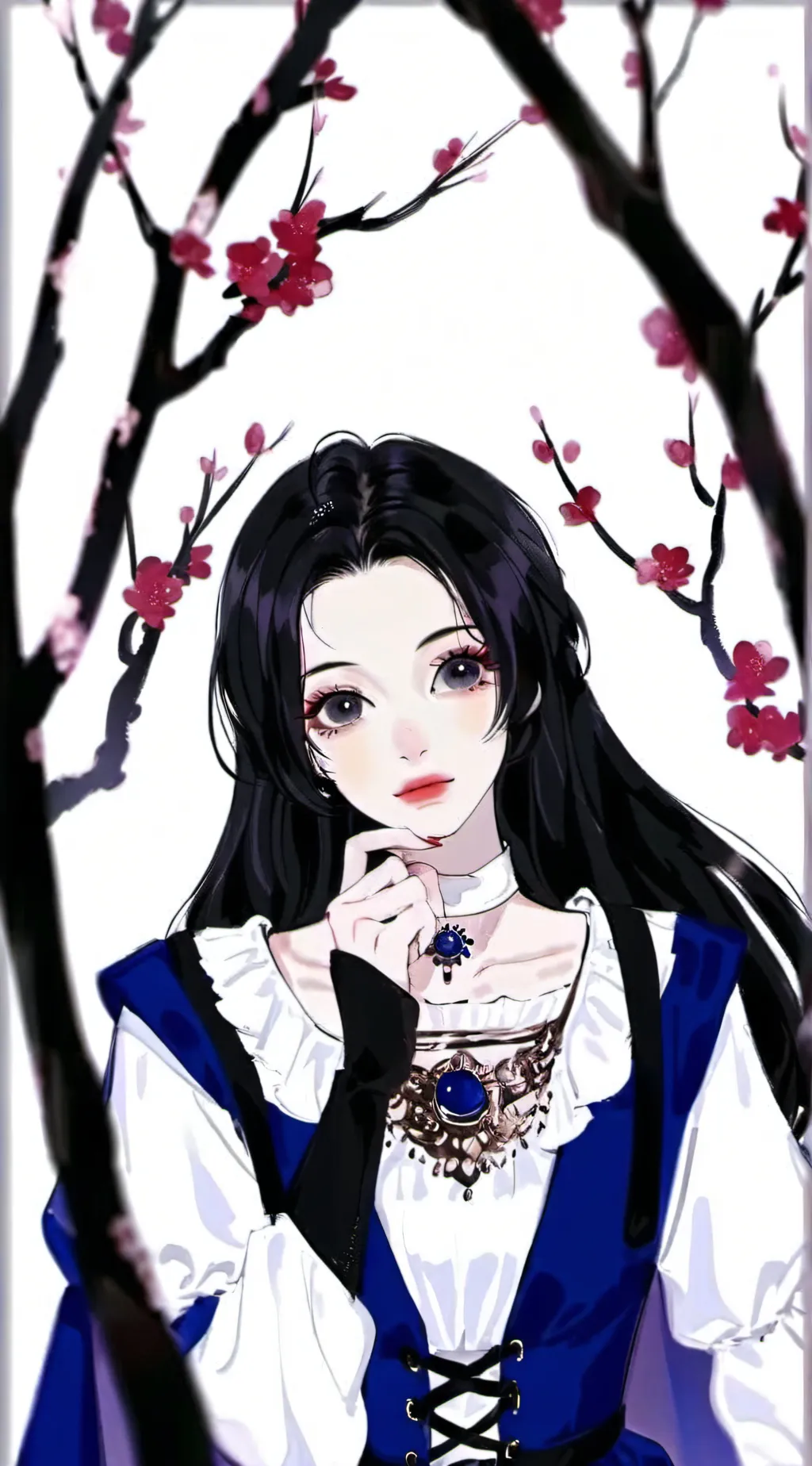 ai character: Aoi kny background