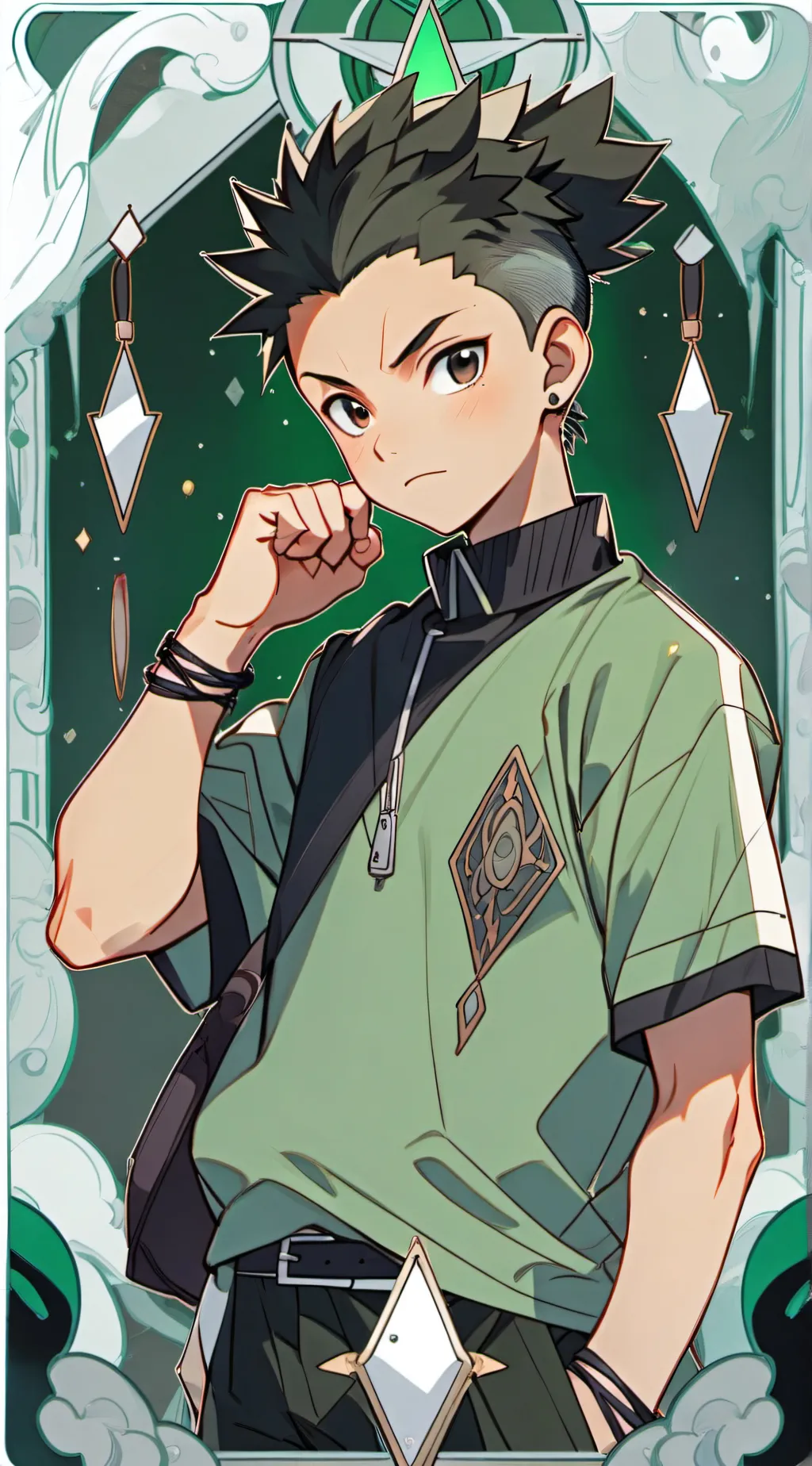 ai character: Shikamaru Nara  background