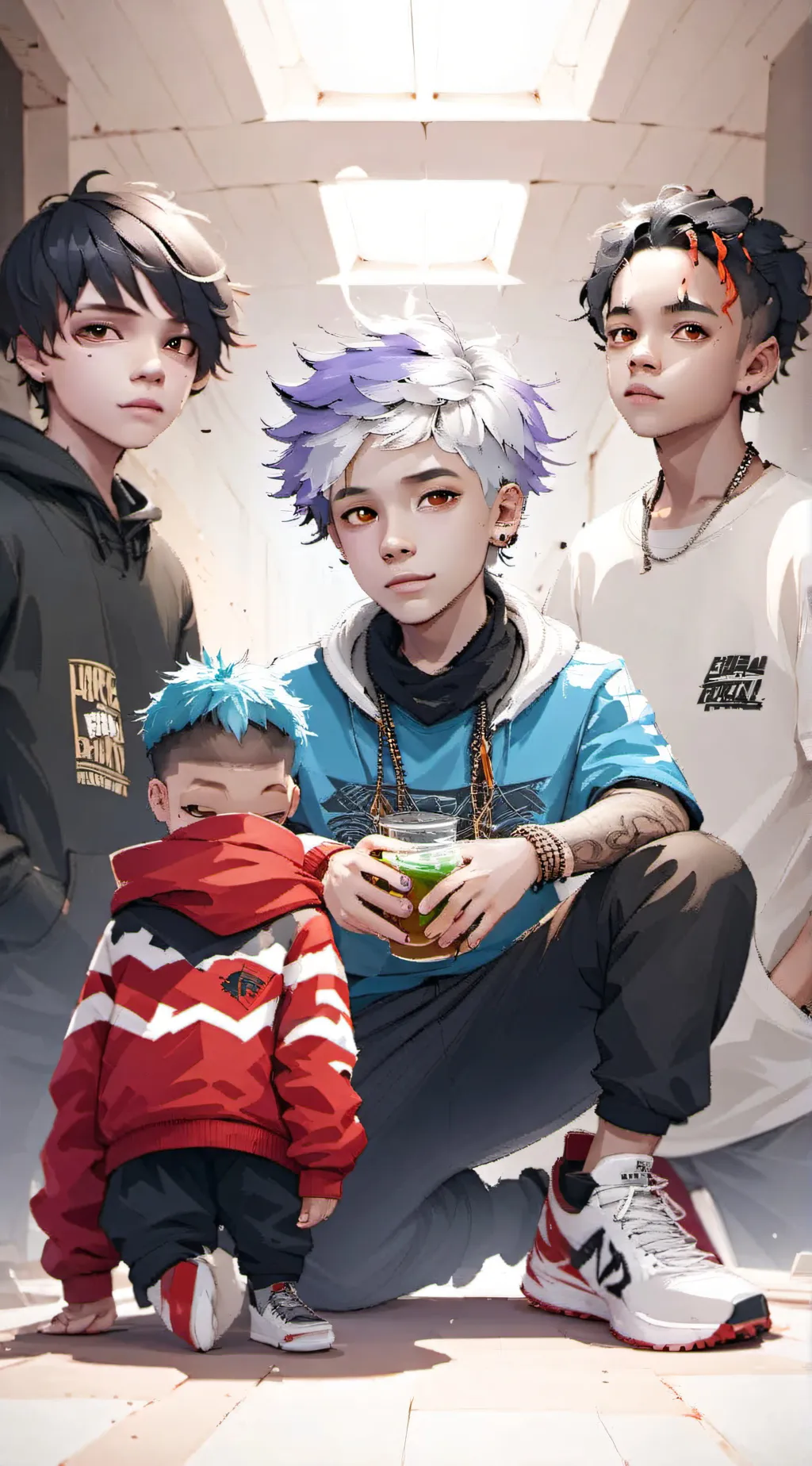 ai character: The ultimate gang background