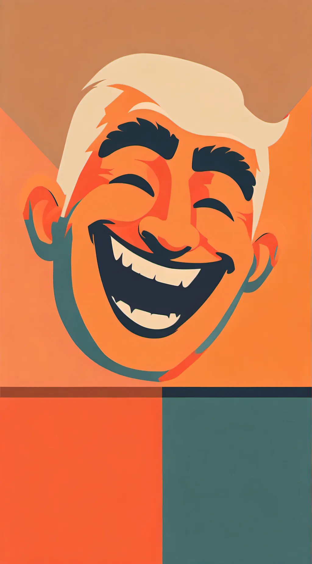 ai character: Trollface background