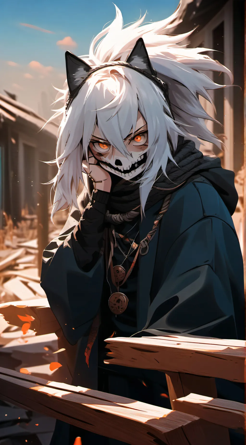 ai character: momo background