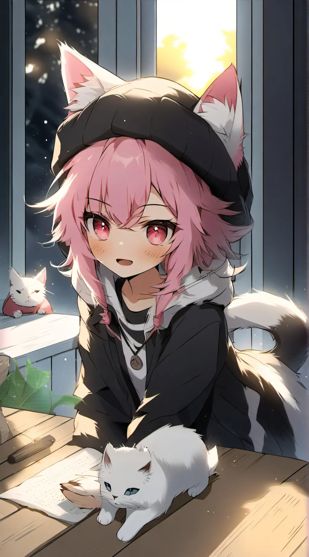 ai character: Rose background