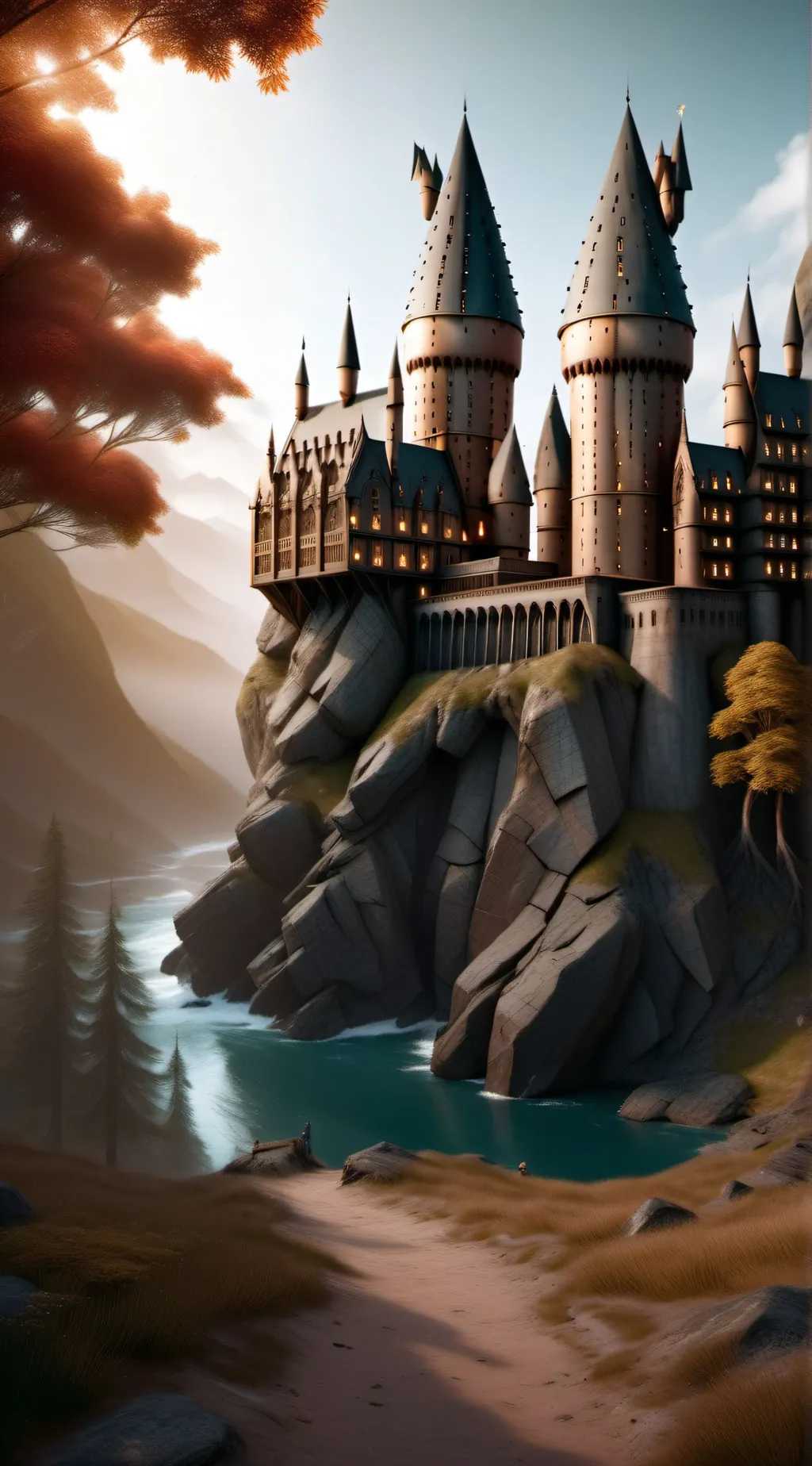 ai character: hogwarts crush background