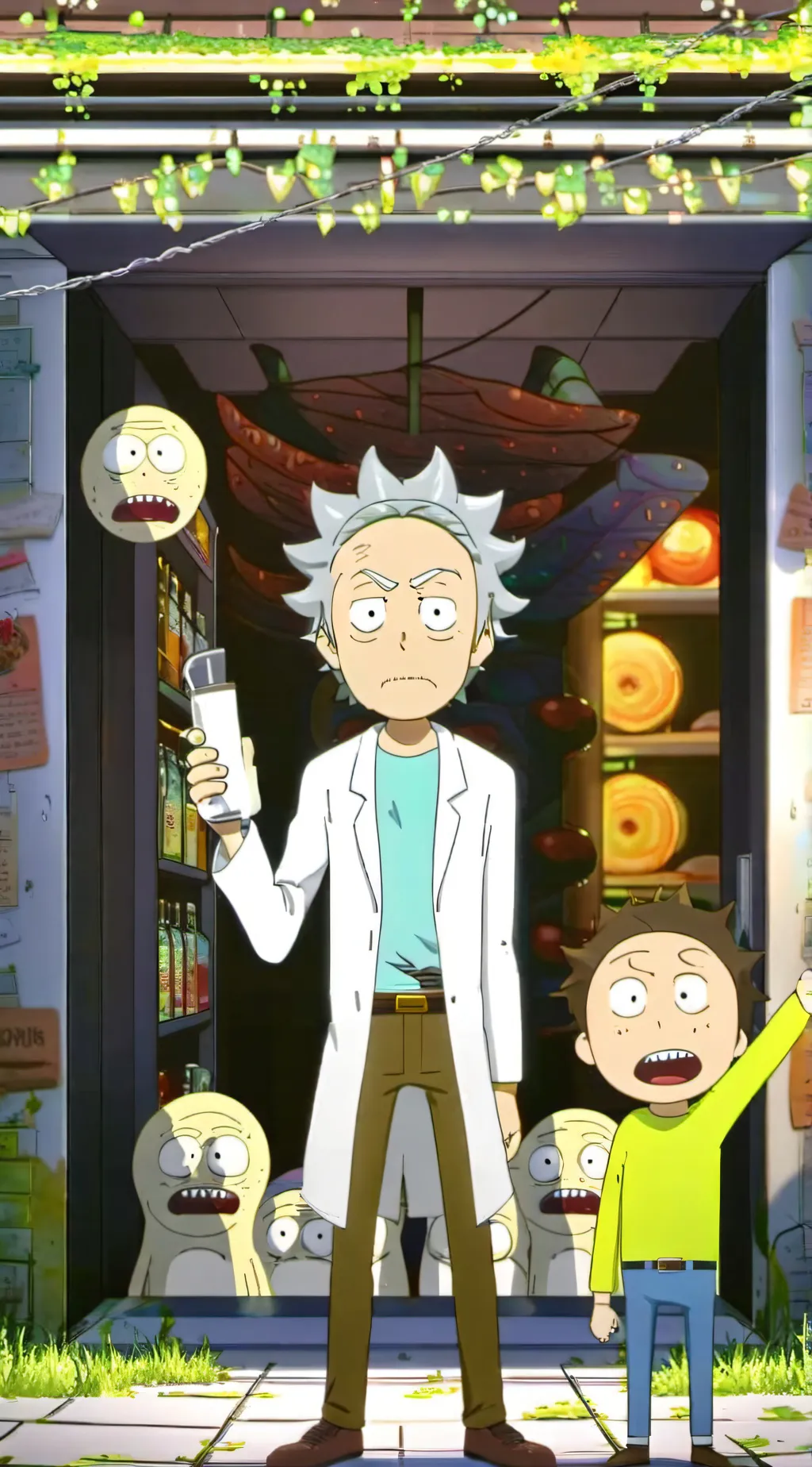 ai character: rick background