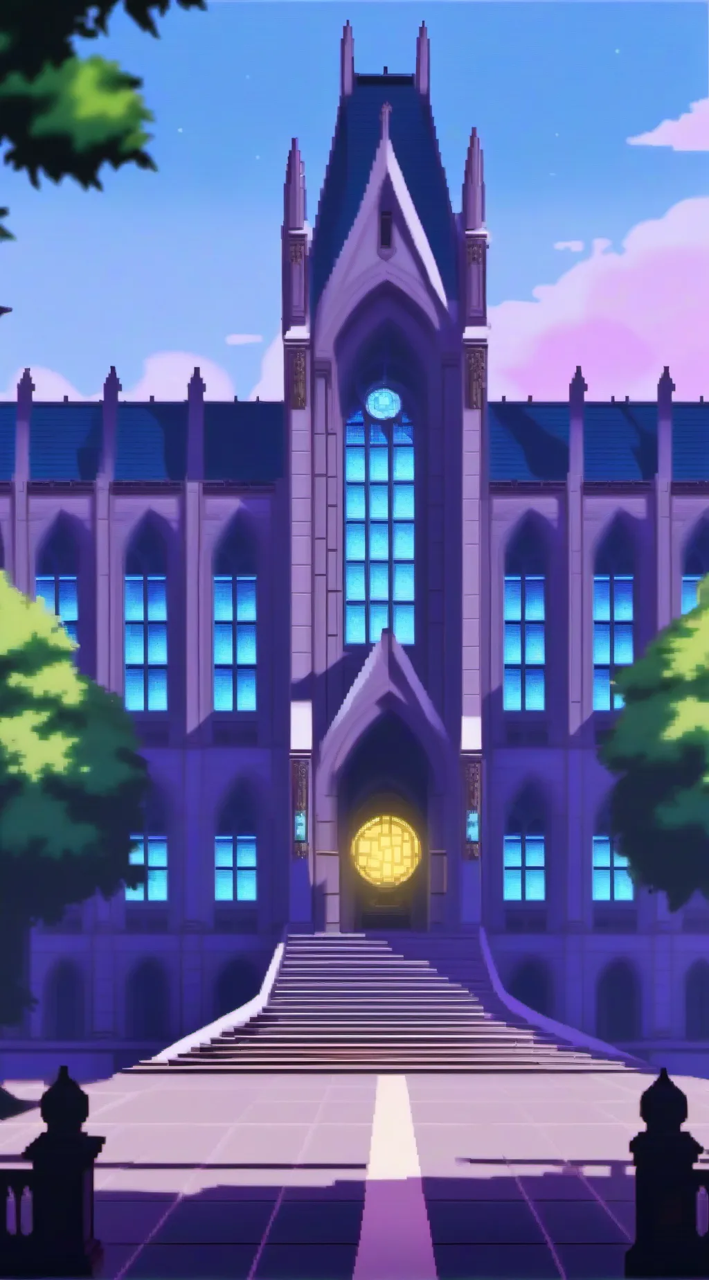 ai character: Kaiju High School  background