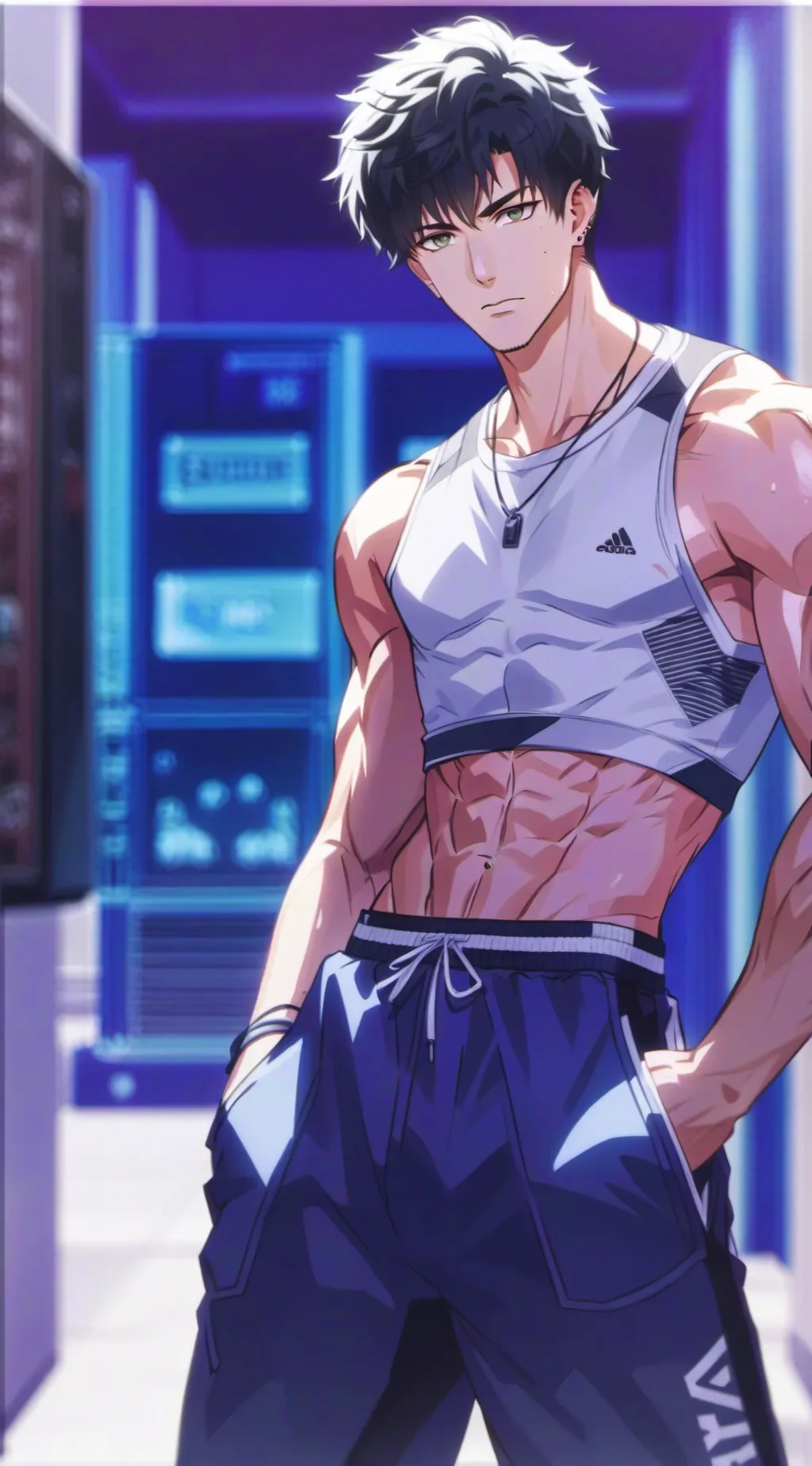 ai character: Mark background
