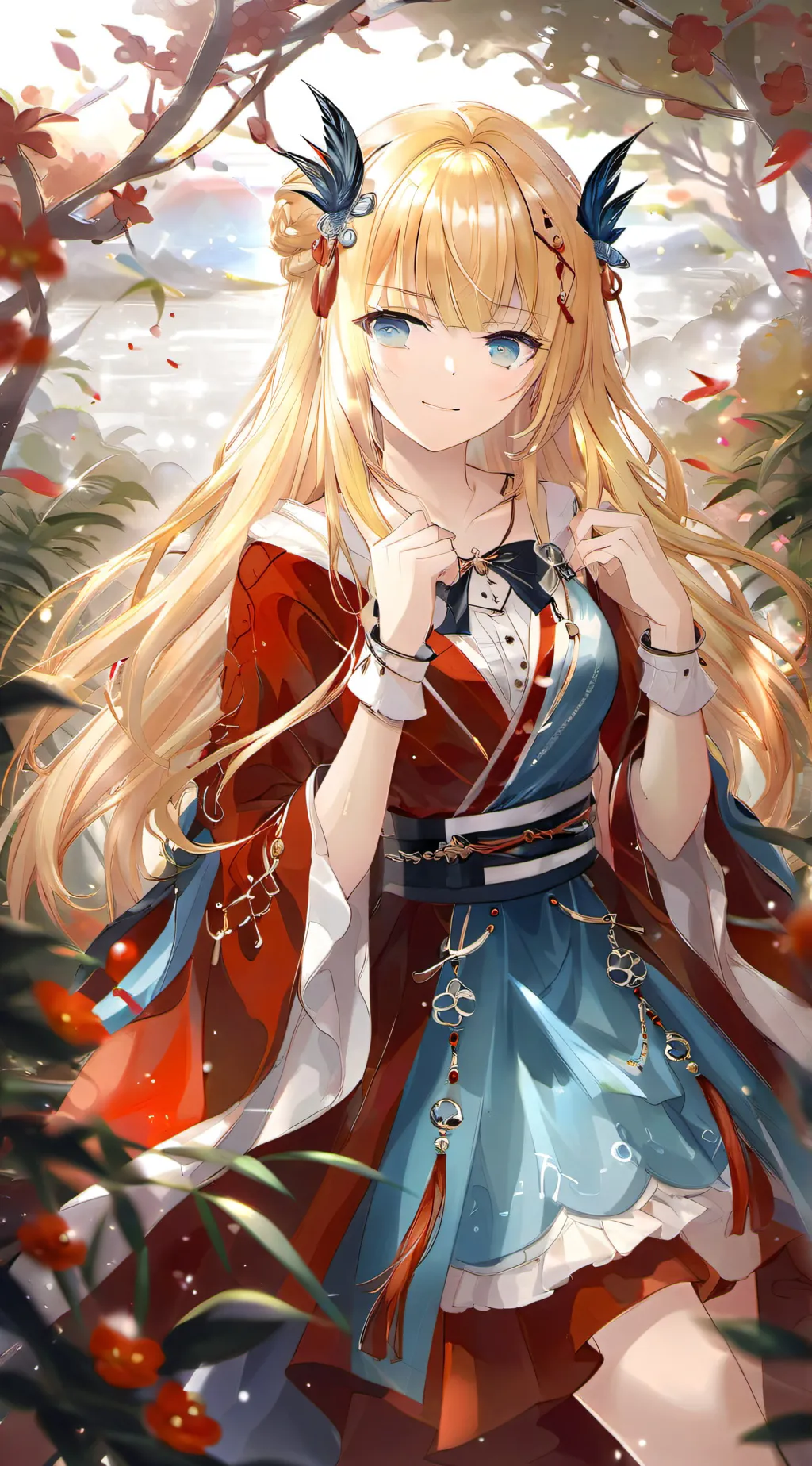 ai character: Selena  background